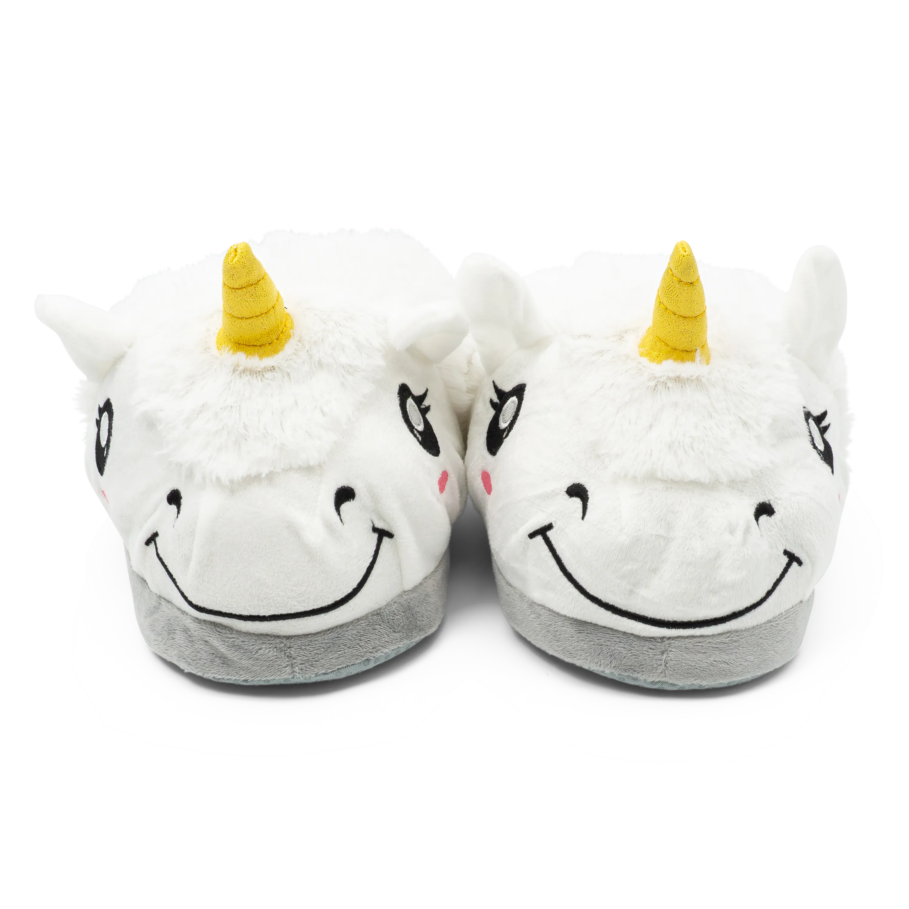 (1 pair) Unicorn Unicorn plush slippers finches slippers - unisex (size 35-44)