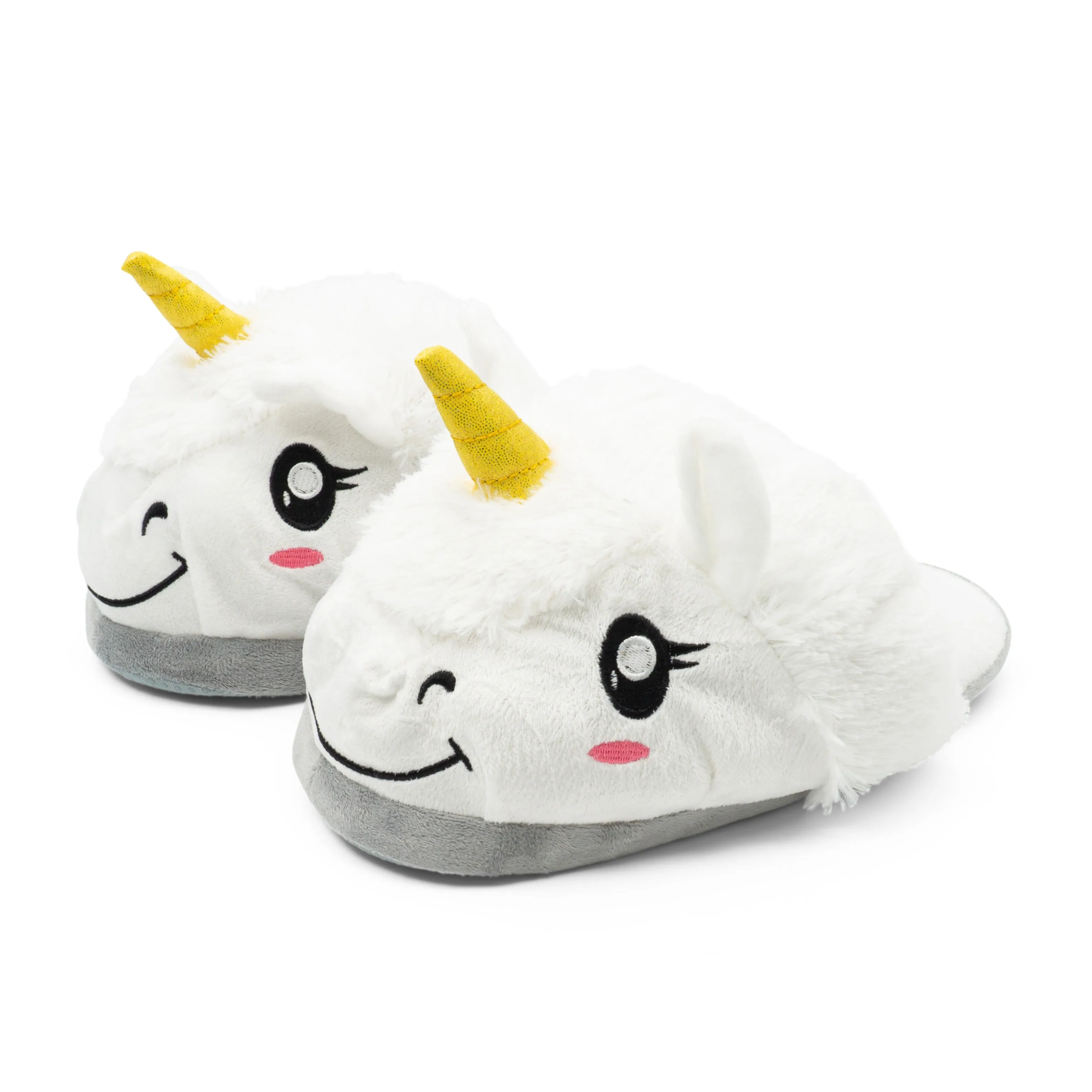 (1 pair) Unicorn Unicorn plush slippers finches slippers - unisex (size 35-44)