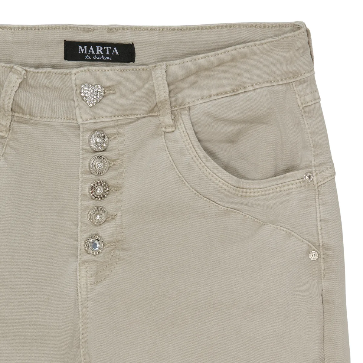 2665-14 Marta du cháteau Emma Jeans Denim Beige