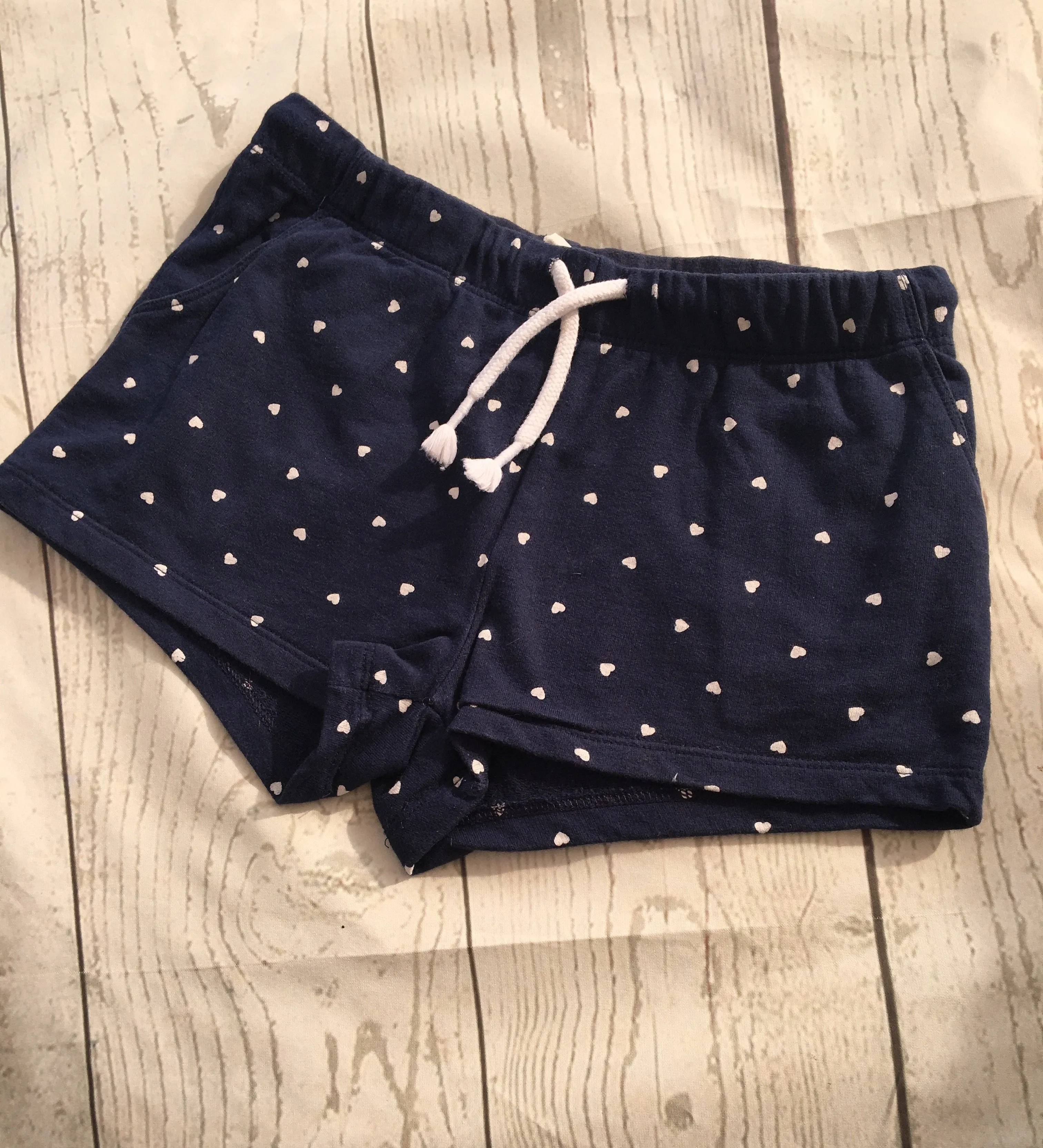 6-7 Years Heart Print Jogger Shorts