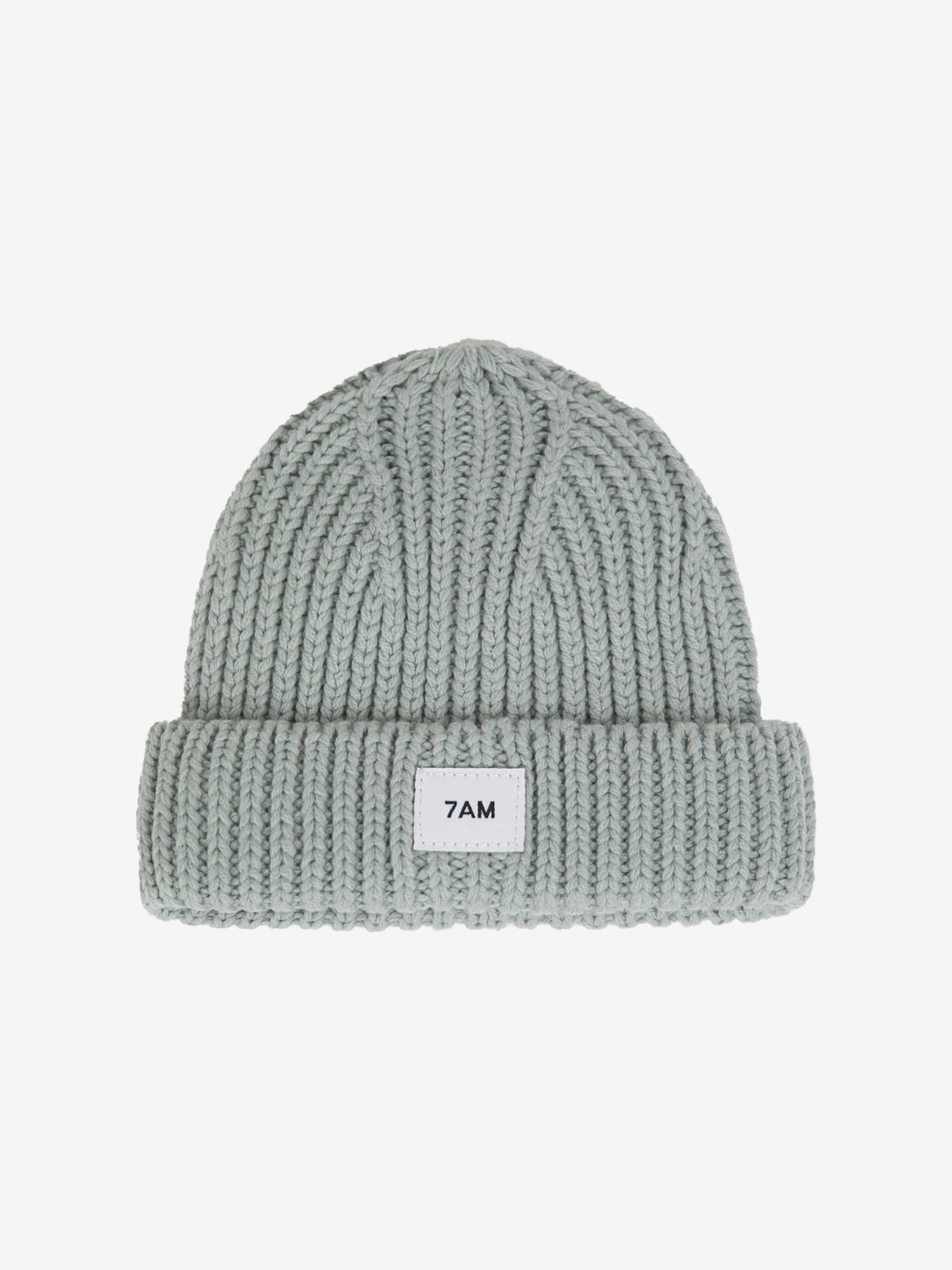 7AM Enfant Baby Chunky Beanie Hat in Grey