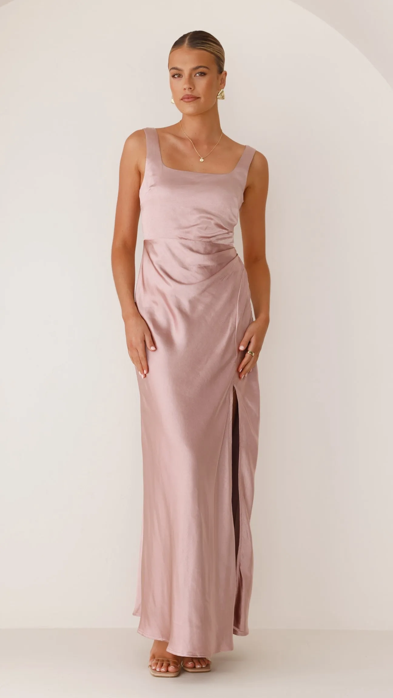 Alaria Maxi Dress - Dusty Pink