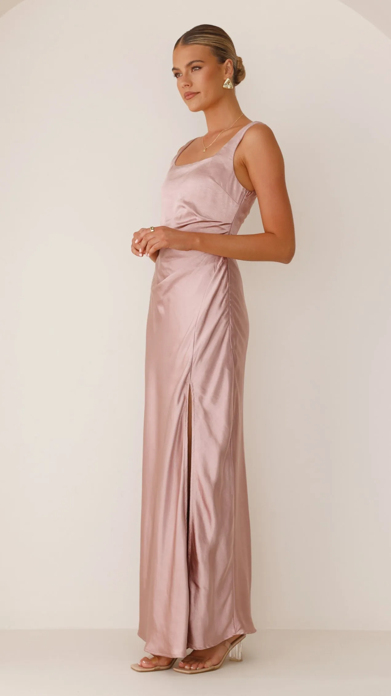 Alaria Maxi Dress - Dusty Pink