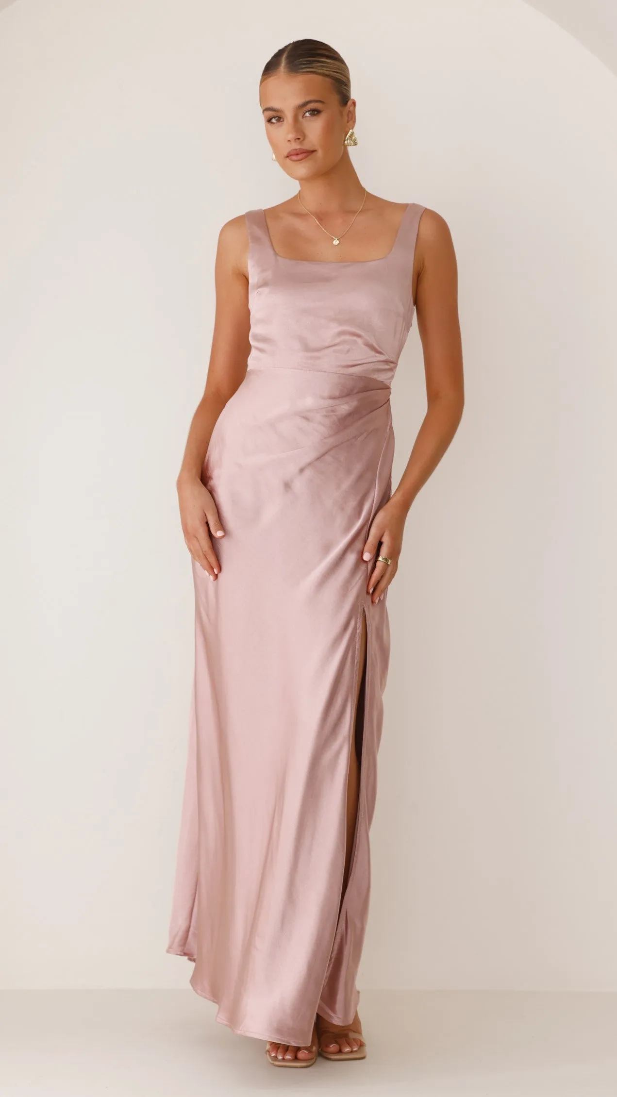 Alaria Maxi Dress - Dusty Pink