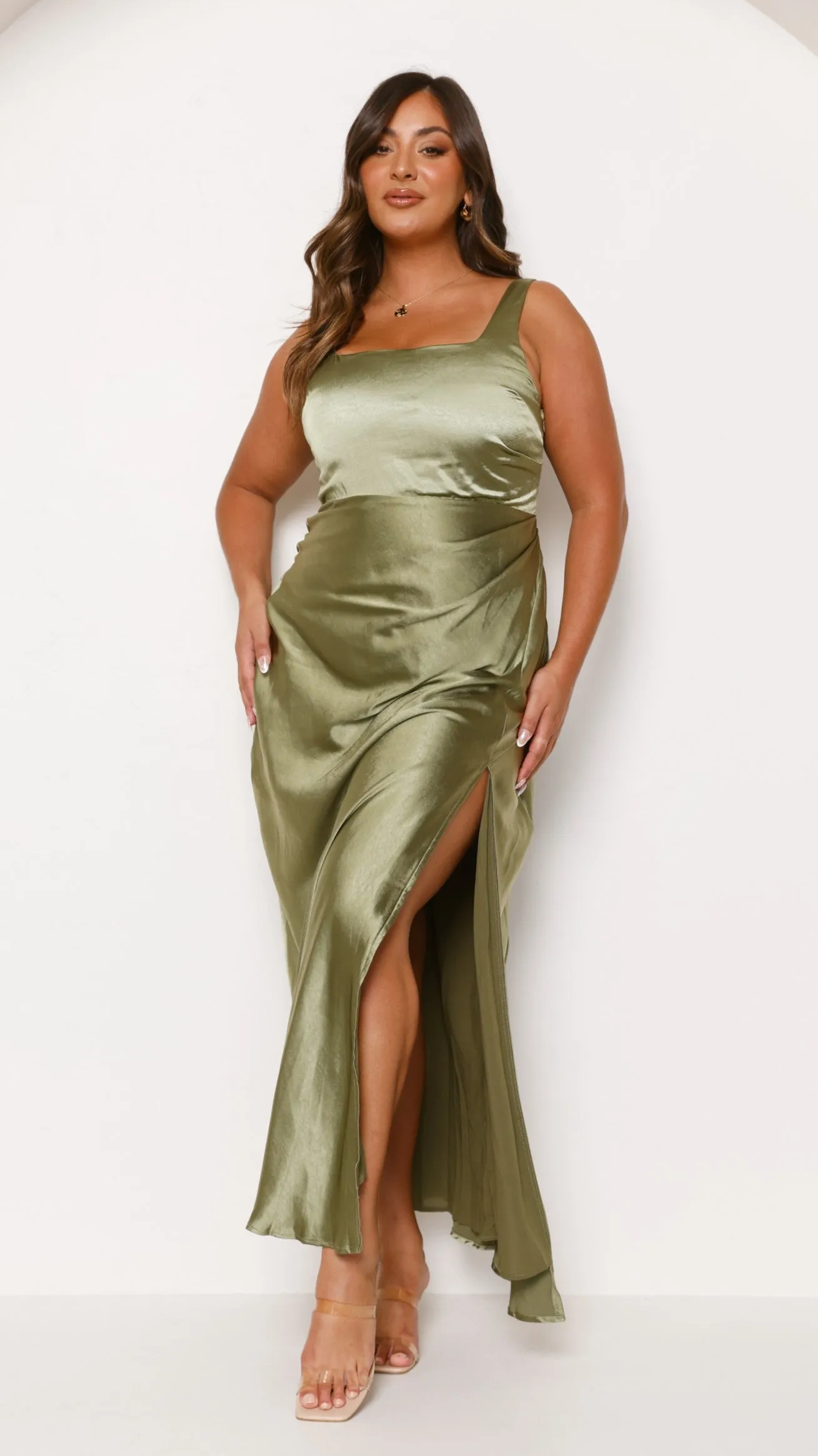 Alaria Maxi Dress - Olive