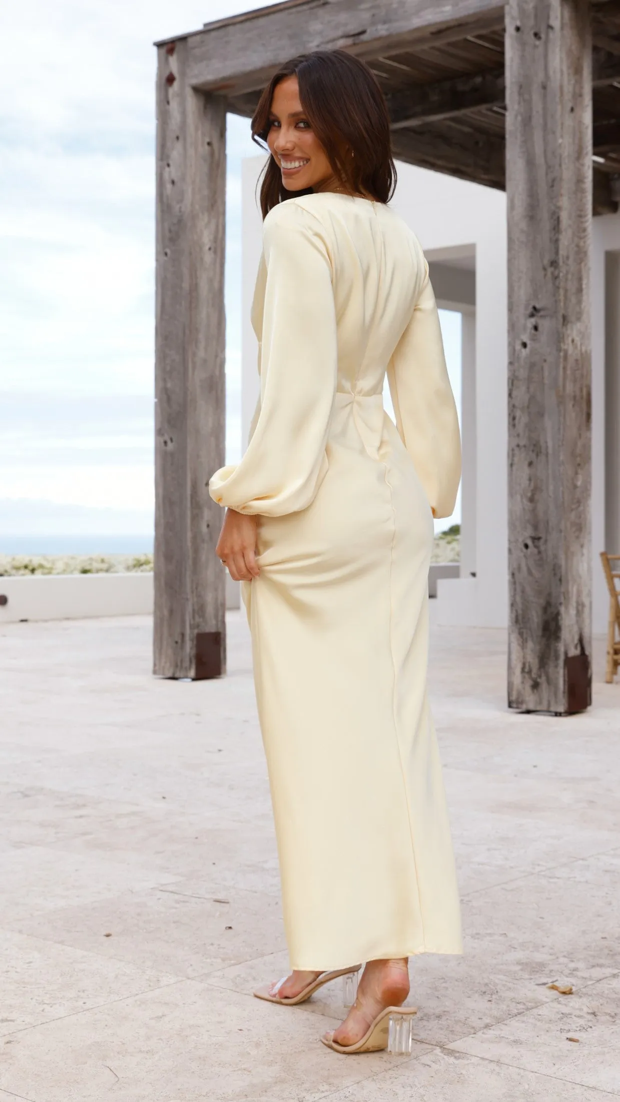 Amara Maxi Dress - Yellow