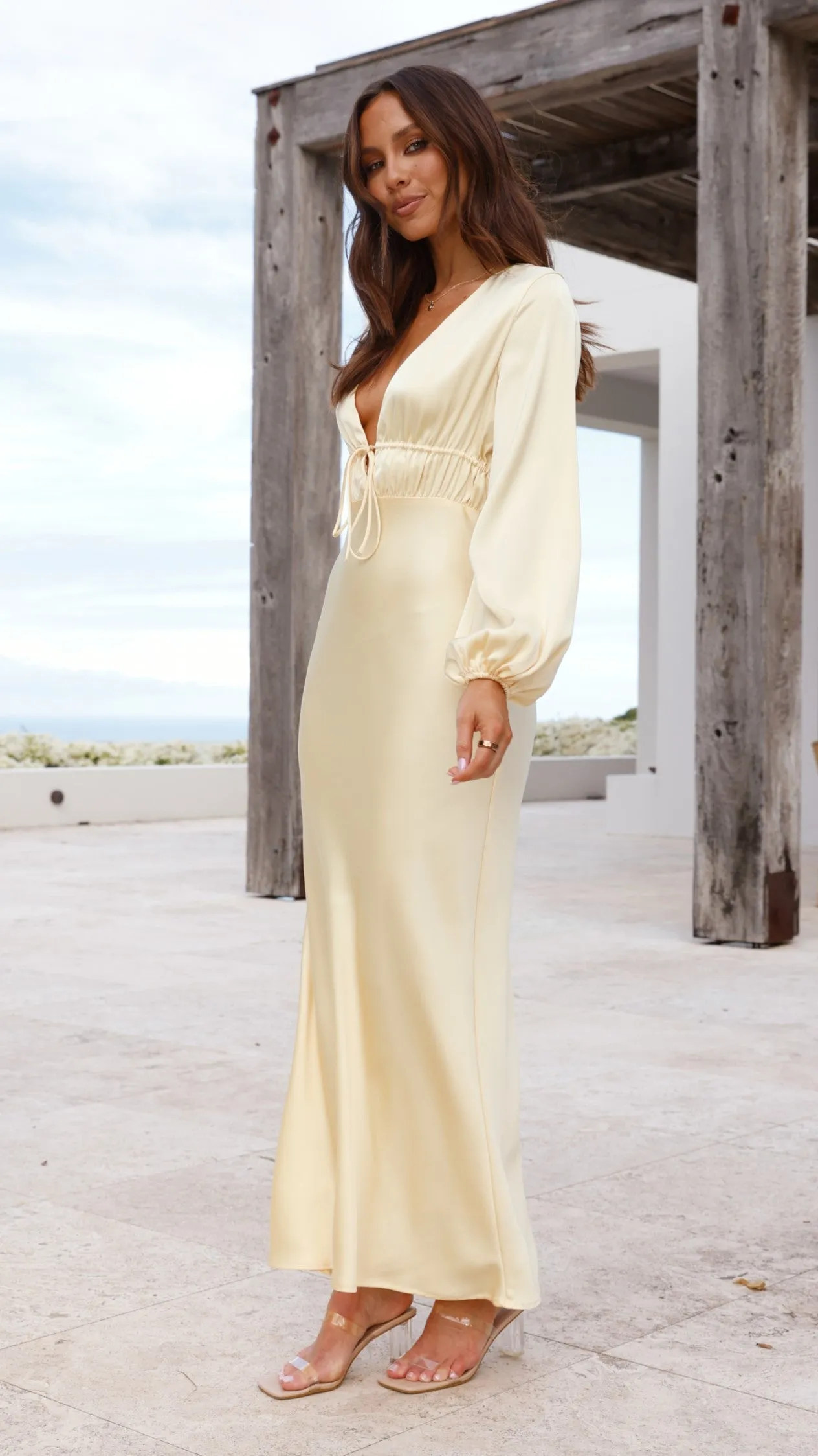 Amara Maxi Dress - Yellow