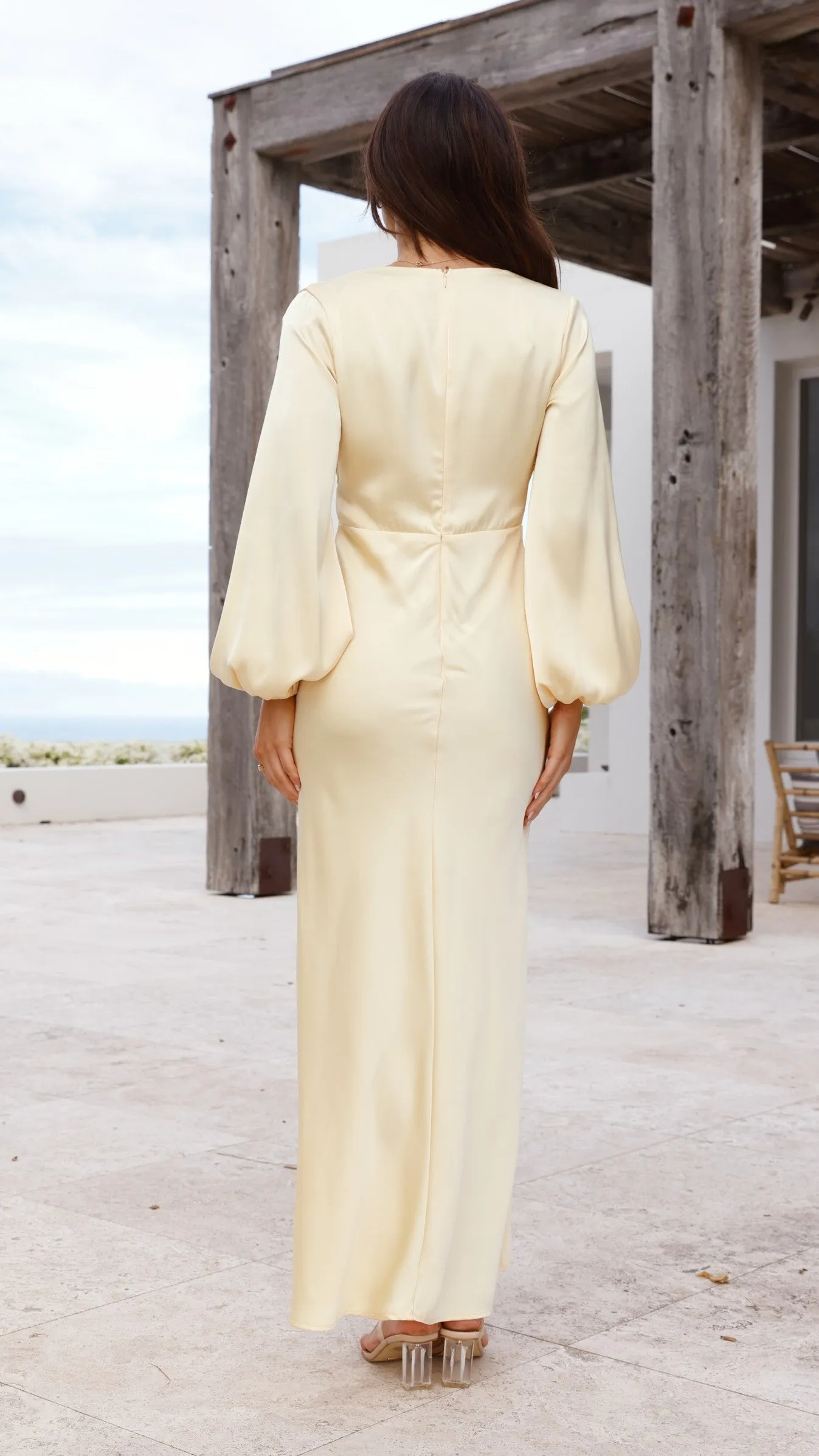 Amara Maxi Dress - Yellow