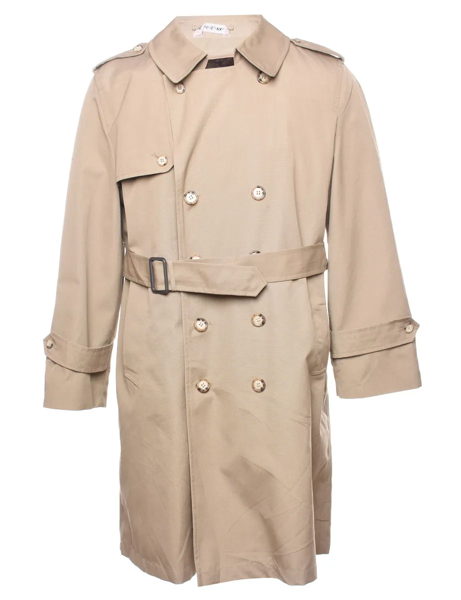 Austin Manor Double Breasted Trench Coat - M