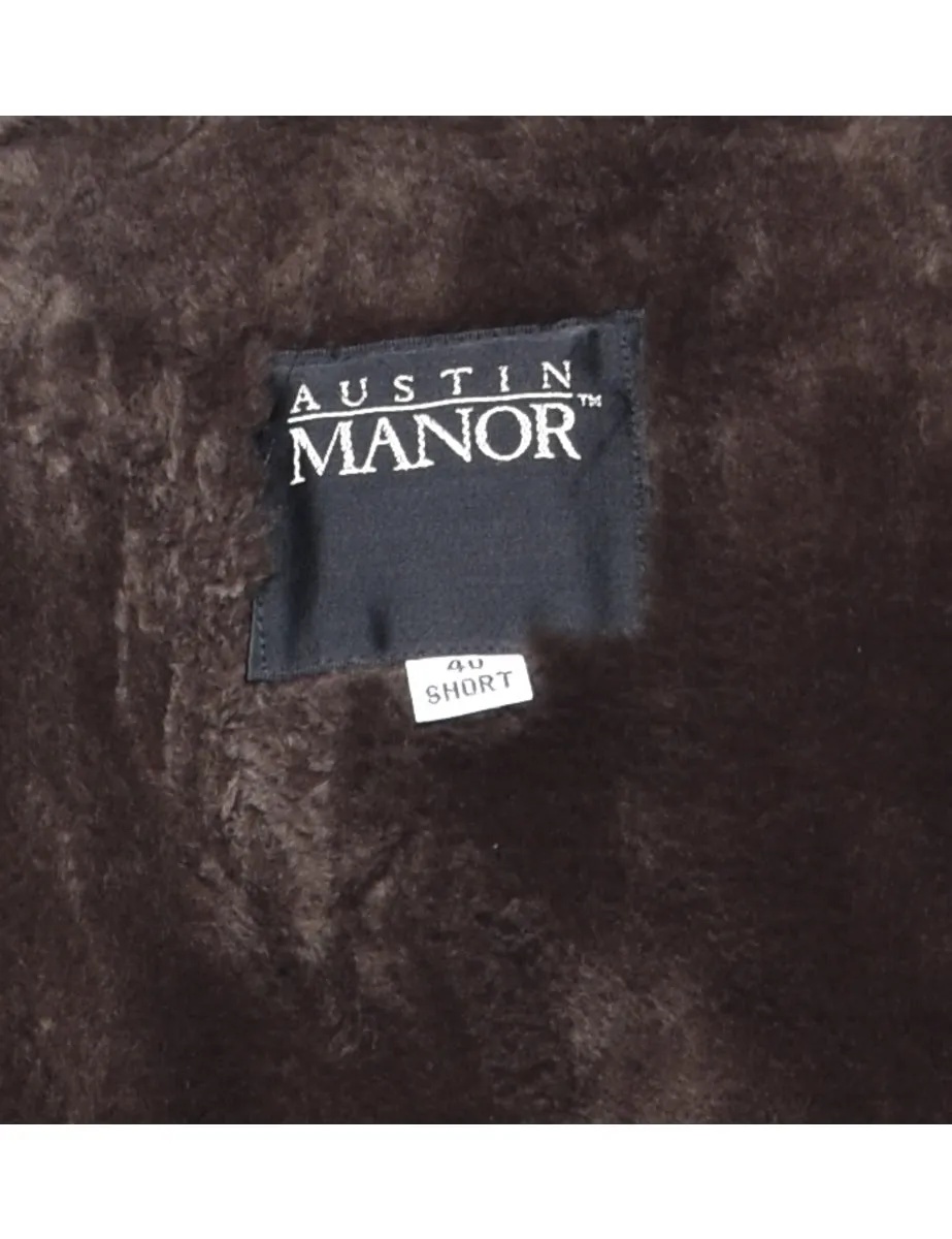 Austin Manor Double Breasted Trench Coat - M