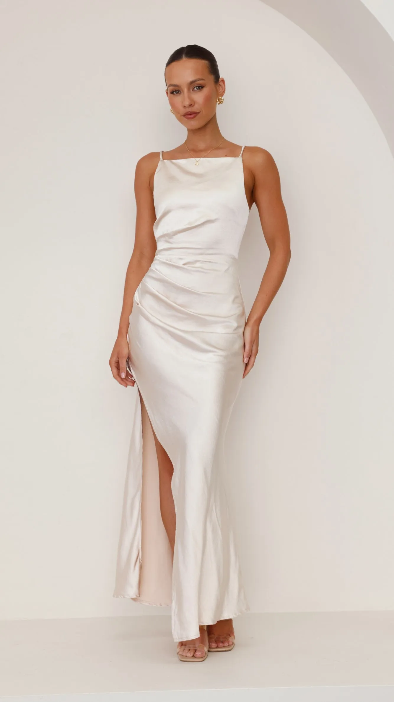 Ava Maxi Dress - Champagne