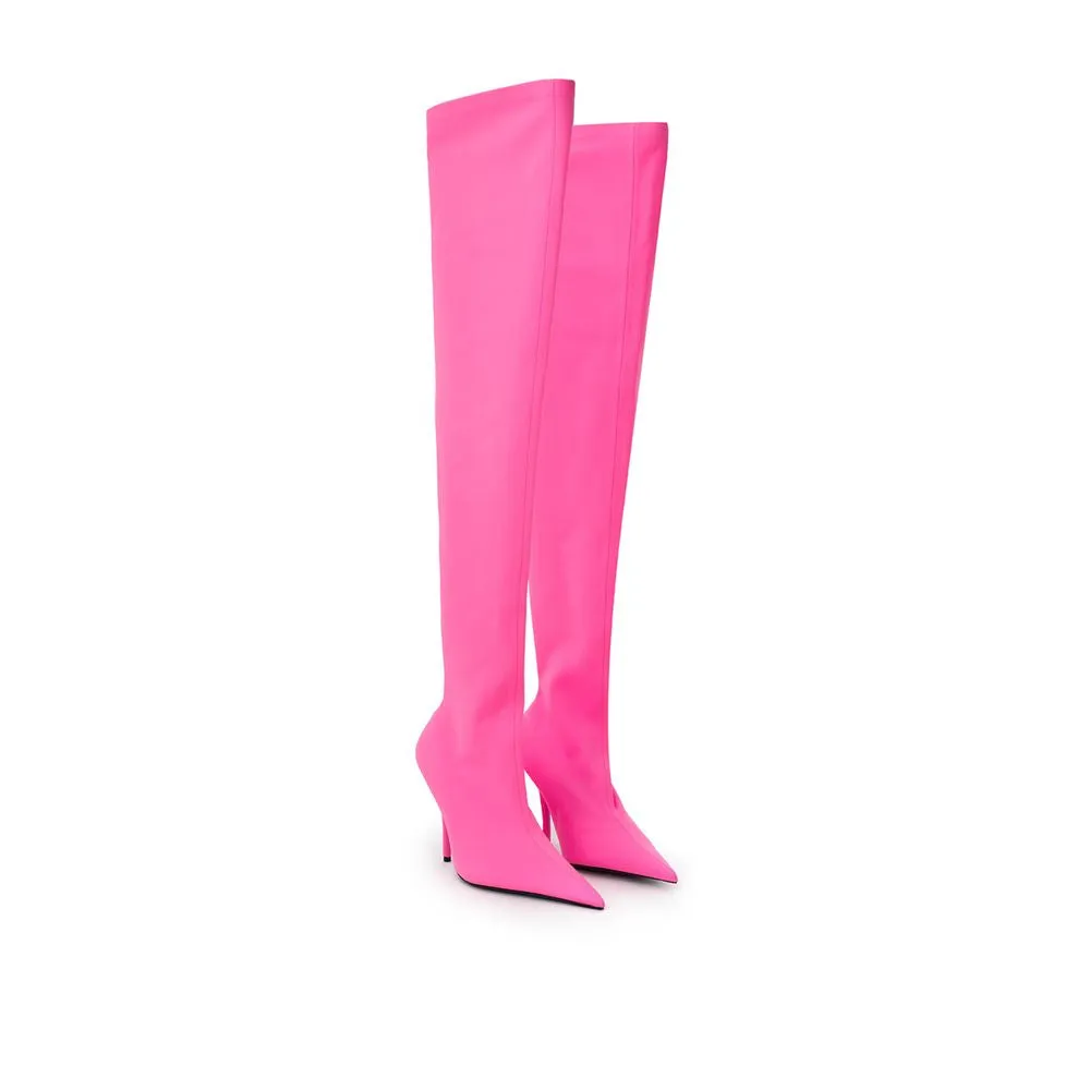 Balenciaga Elegant  Polyester Ankle Women's Boots