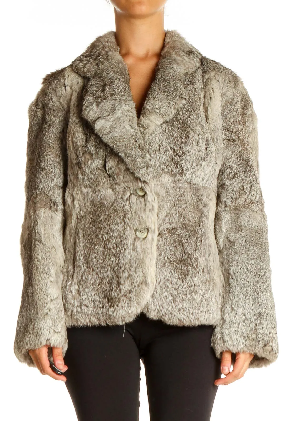 Beige Fur Coat