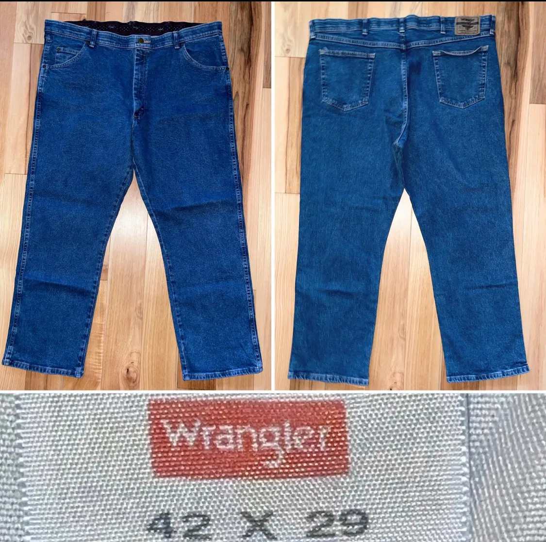 Blue Jeans Wrangler Size W42 x 29