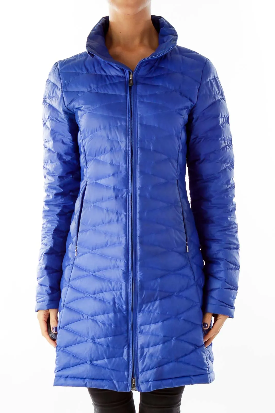 Blue Puffy Sport Jacket