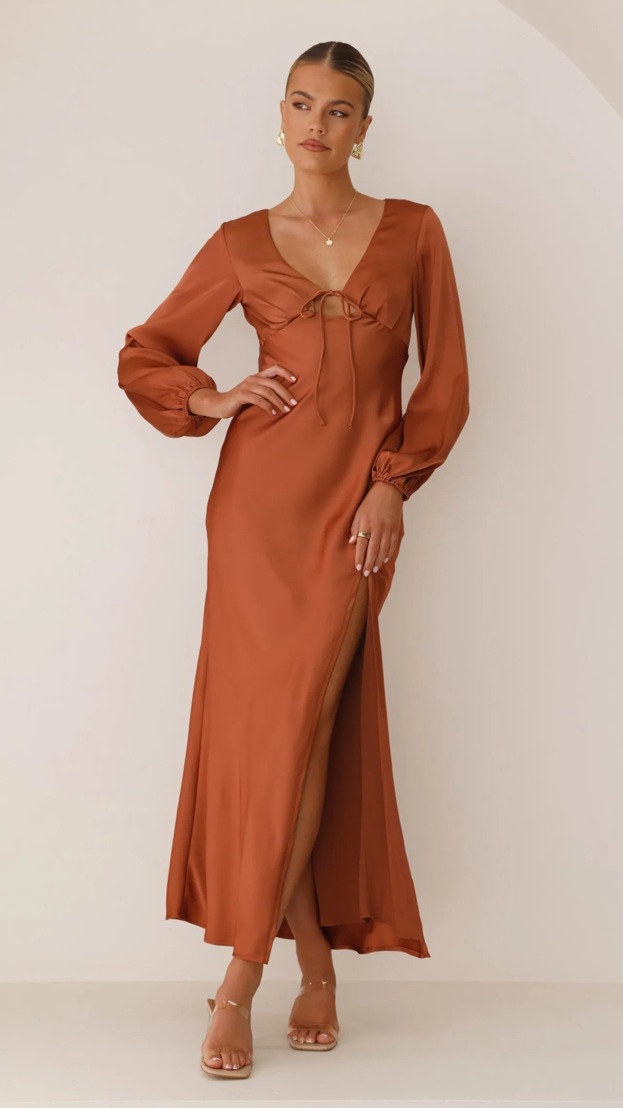 Brigitte Maxi Dress - Copper