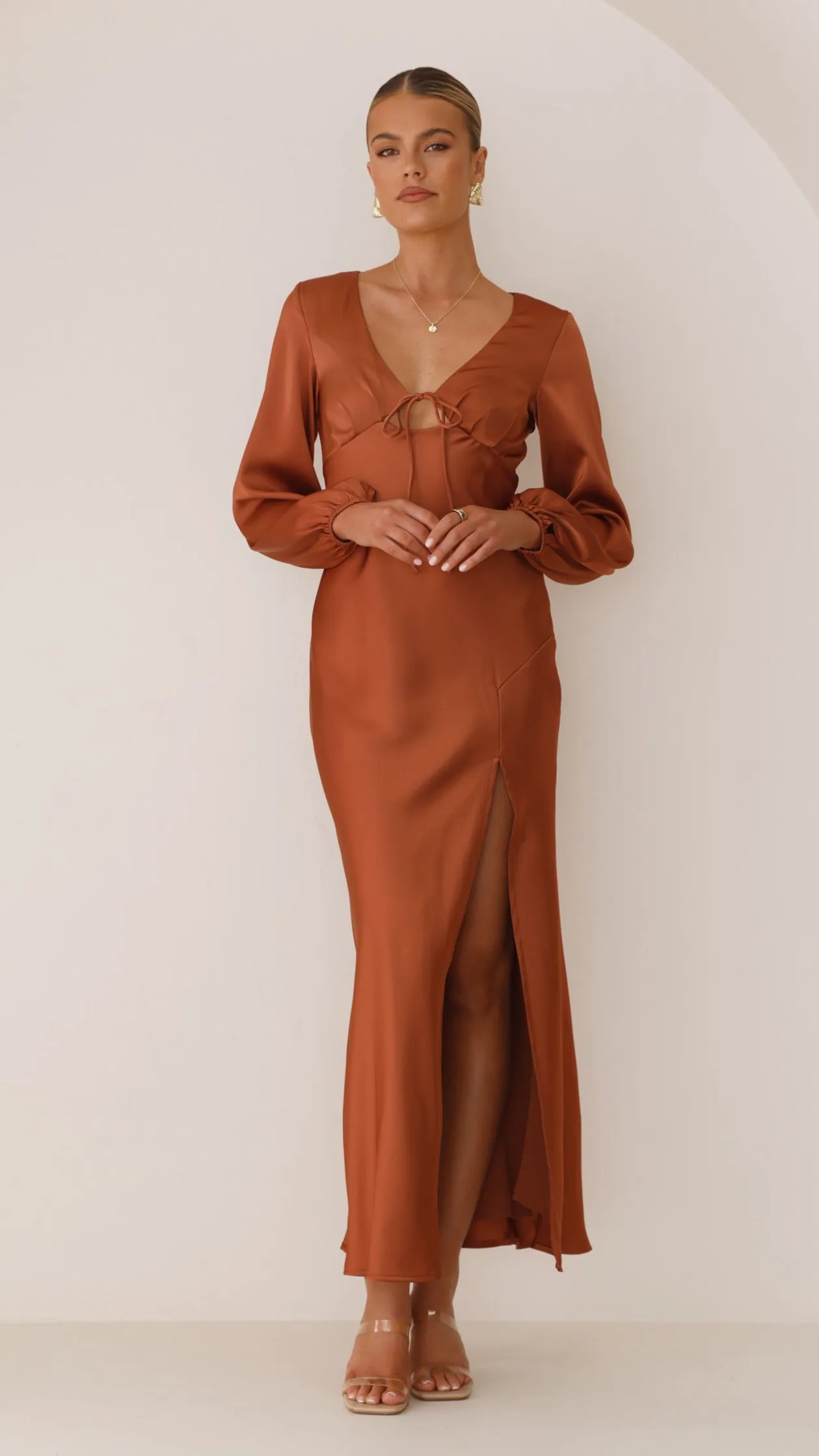 Brigitte Maxi Dress - Copper