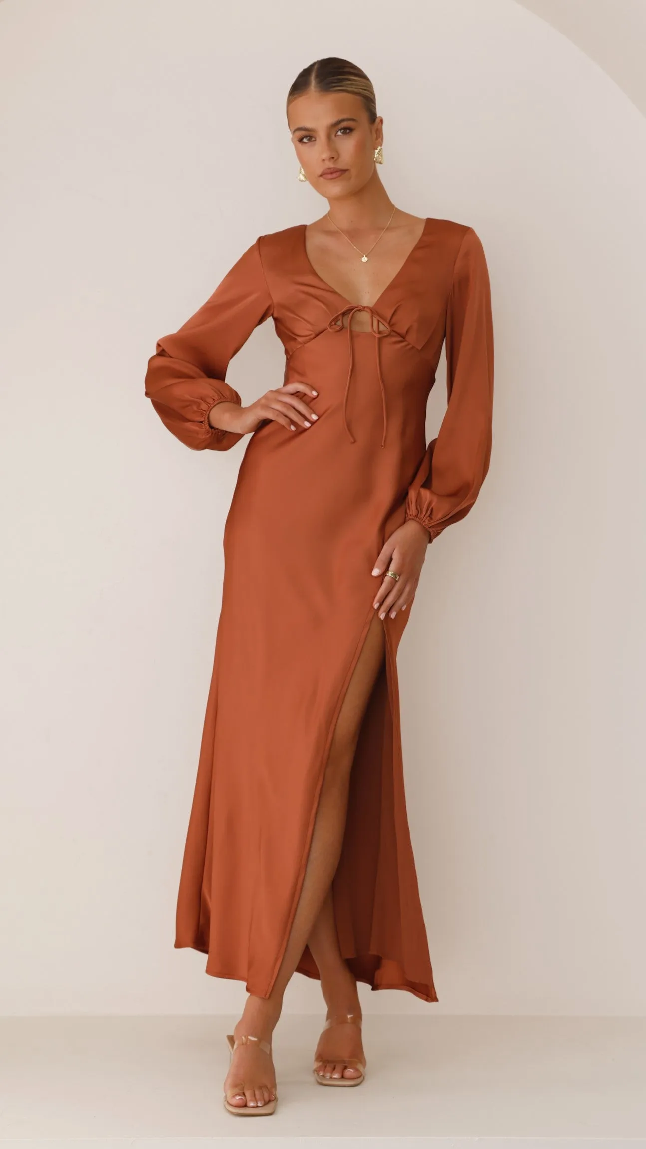 Brigitte Maxi Dress - Copper