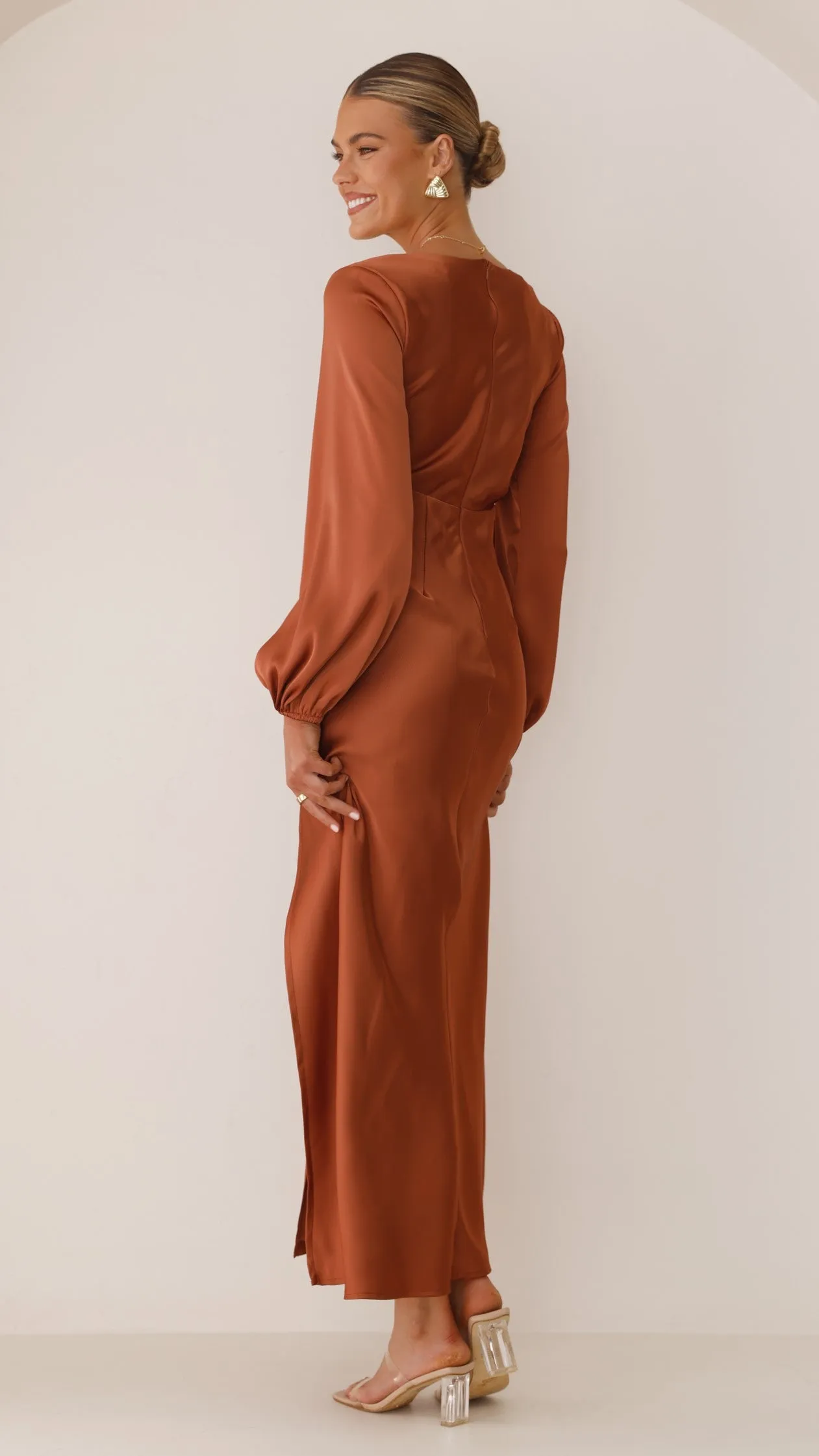 Brigitte Maxi Dress - Copper