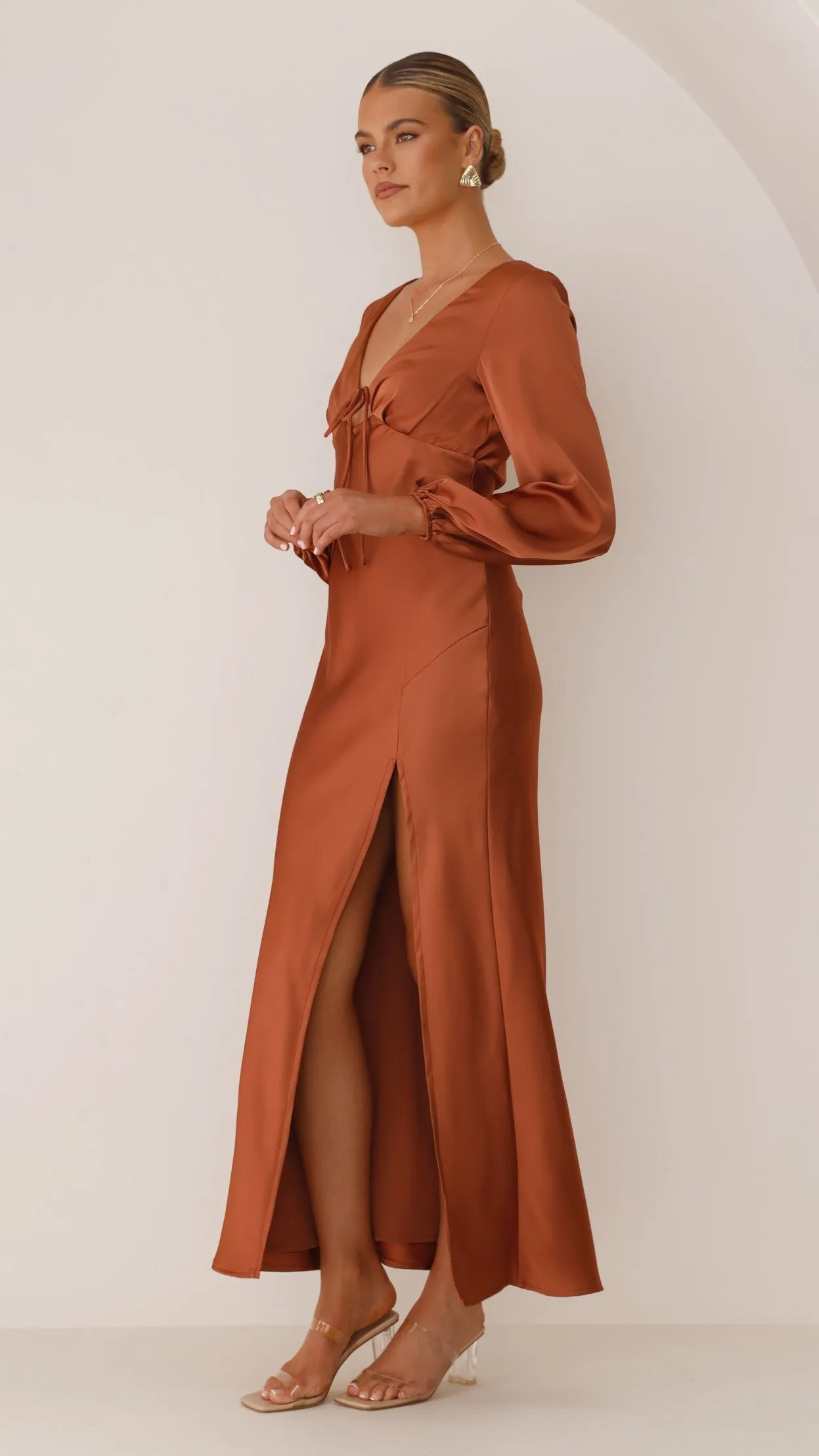 Brigitte Maxi Dress - Copper