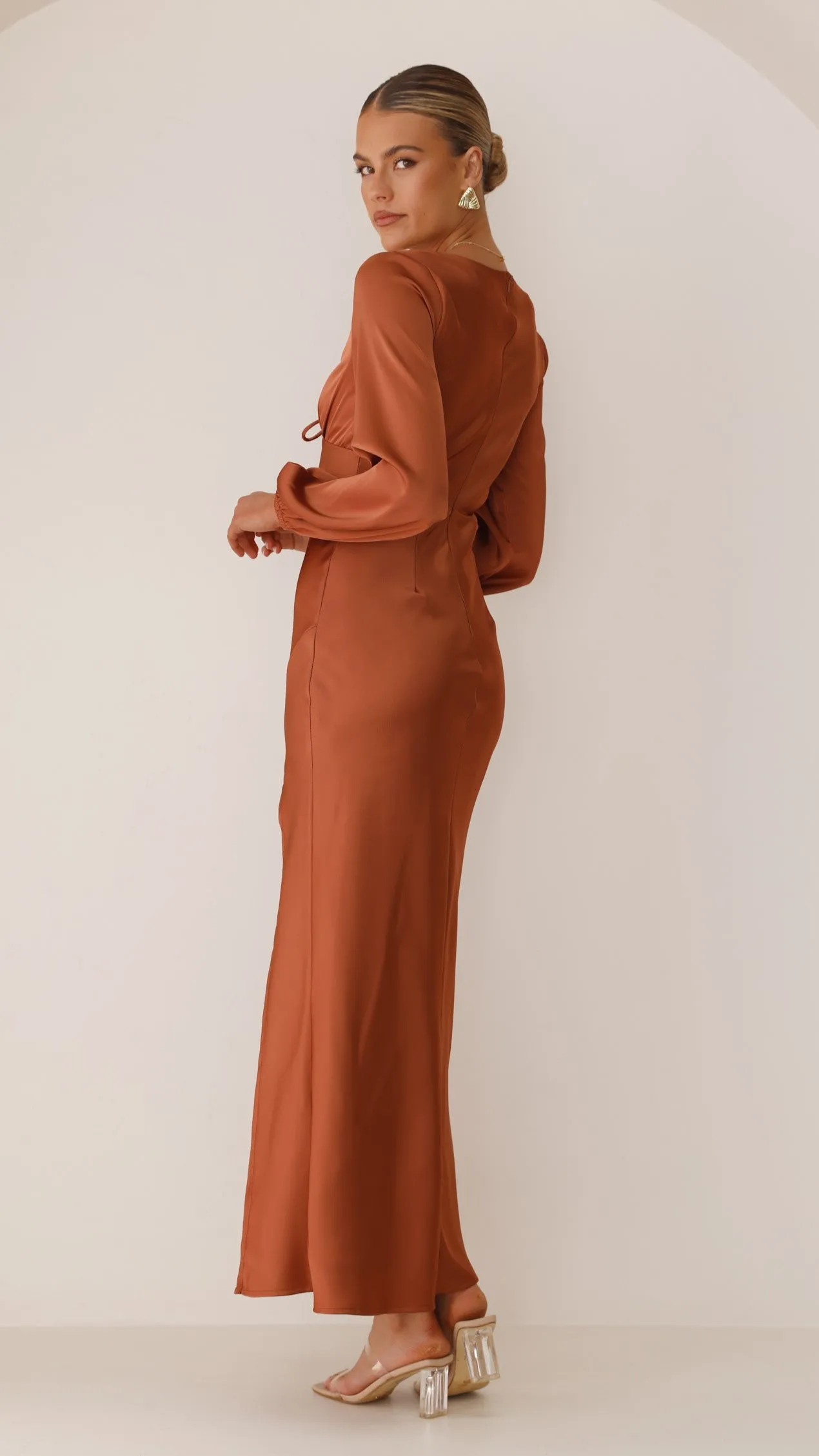 Brigitte Maxi Dress - Copper