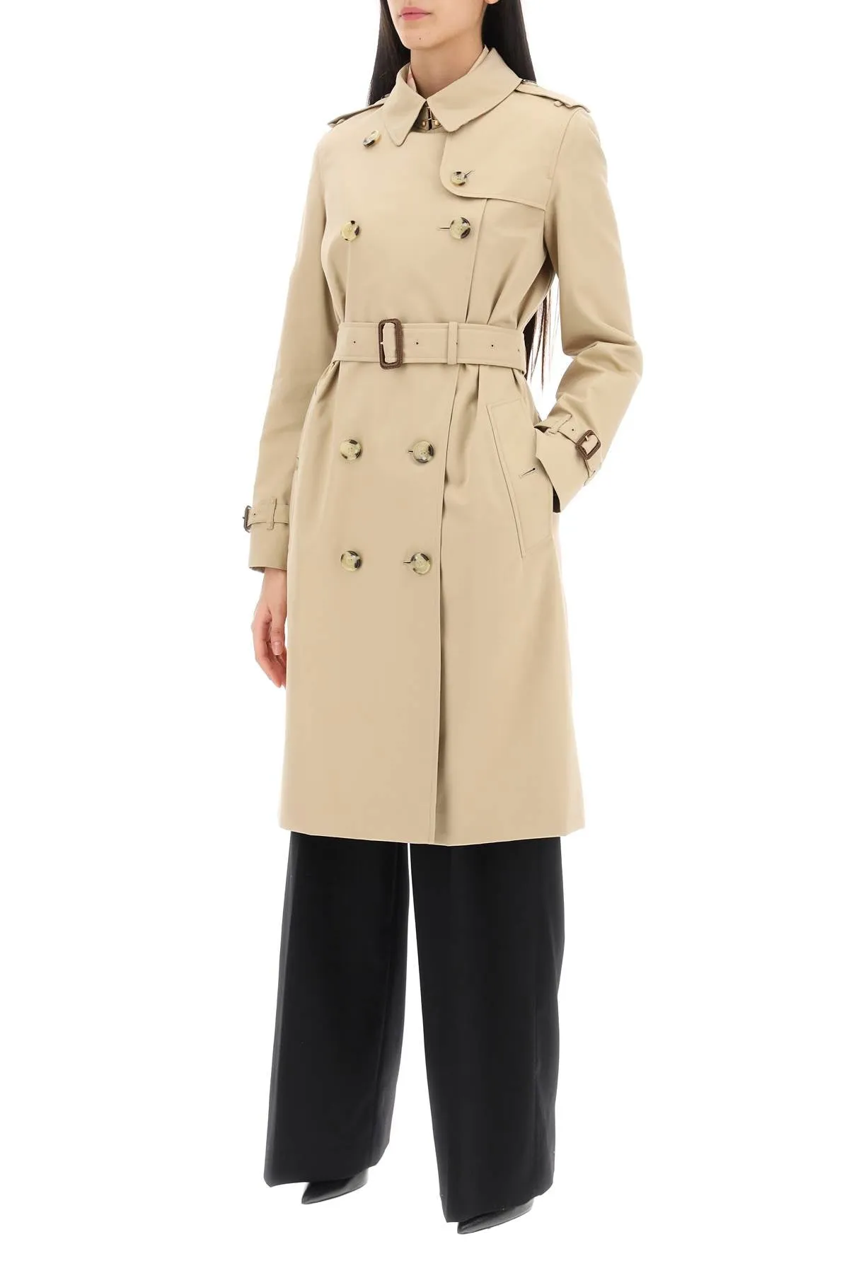 Burberry Long Kensington Heritage Trench Coat