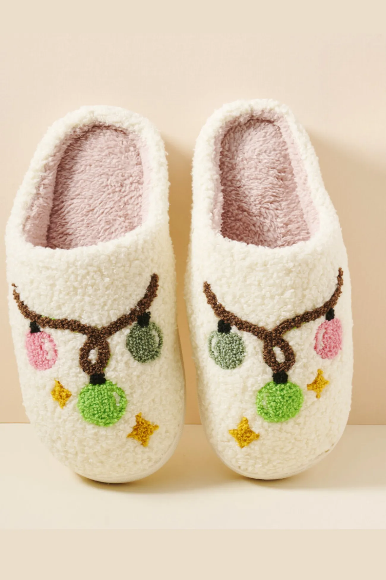 Christmas Lightbulbs Home Slippers