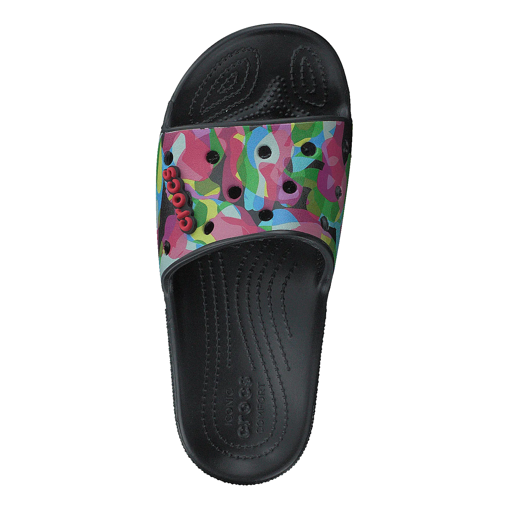 Classiccrocsbubbleblockslide Black/multi