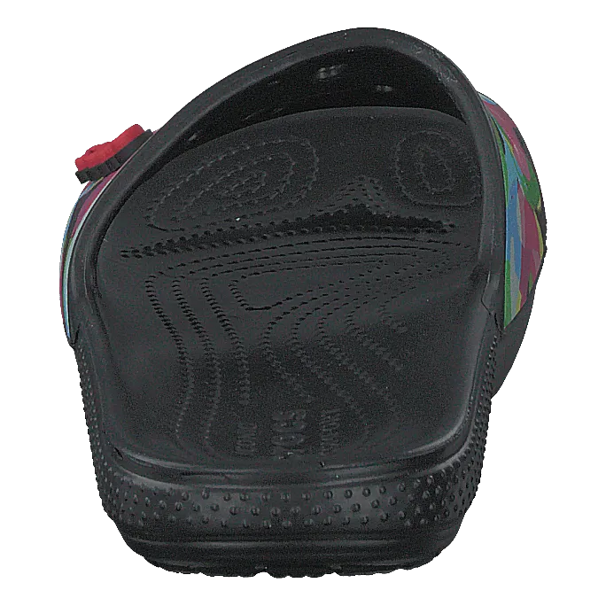 Classiccrocsbubbleblockslide Black/multi