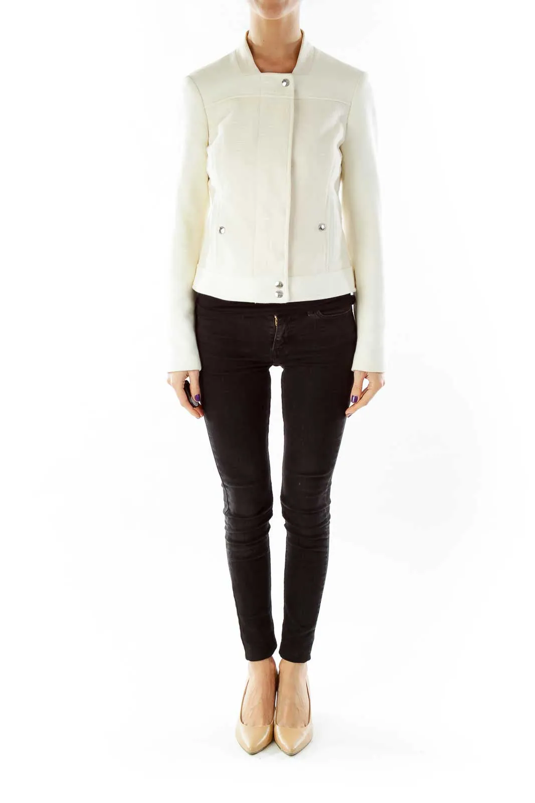 Cream Two-Tone Jacket