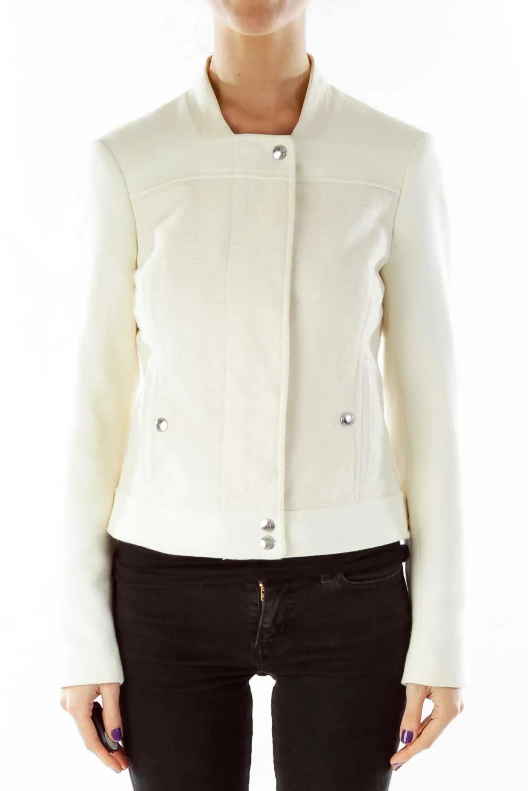 Cream Two-Tone Jacket