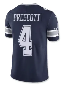 Dallas Cowboys NFL Vapor Nike Dak Prescott Navy Vapor Limited Player Jersey