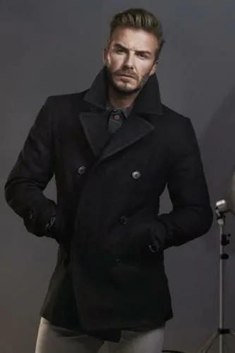 David Beckham Wool Pea Coat