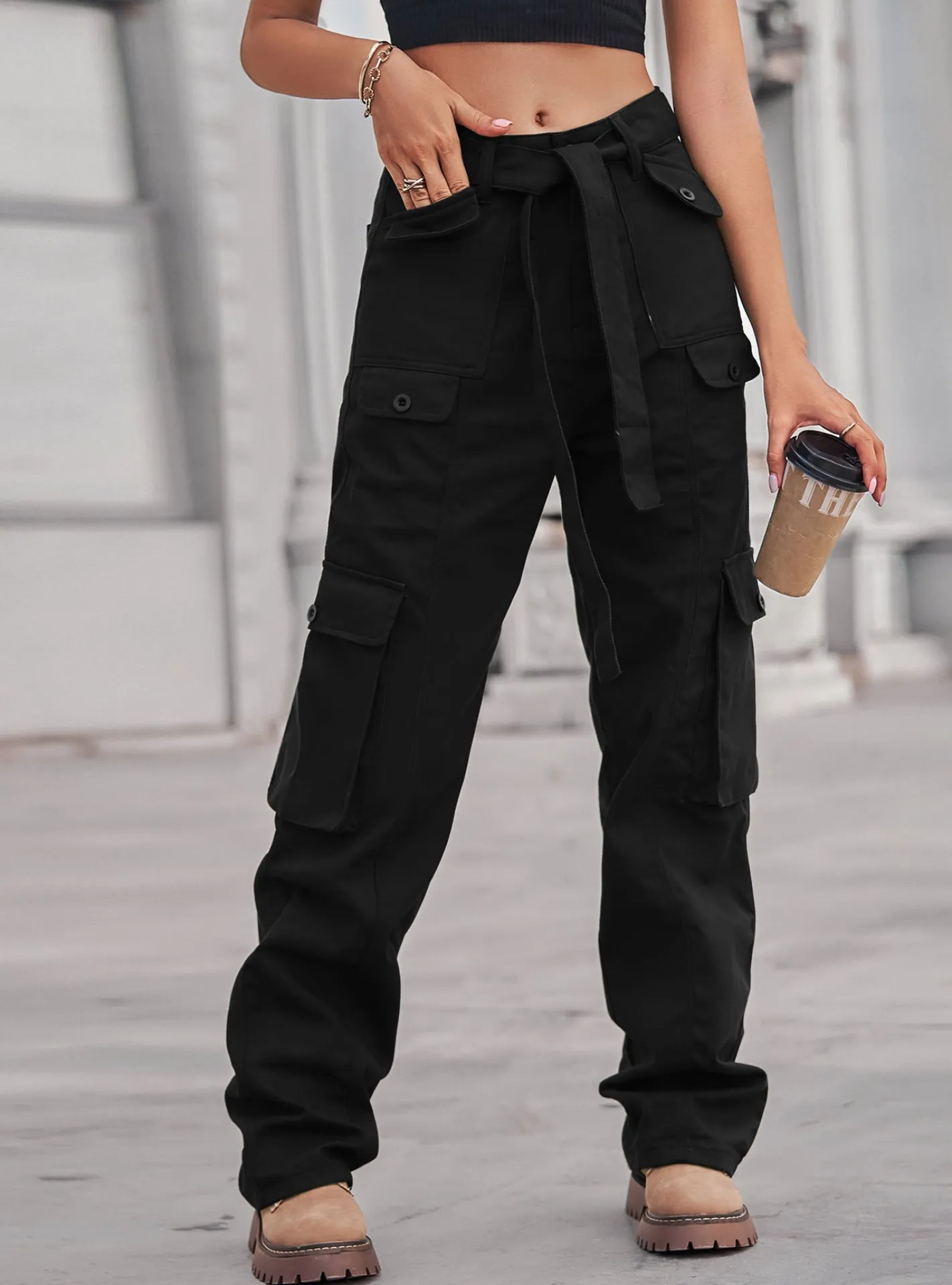 Denim Multi-pocket Casual Overalls Pant Jeans