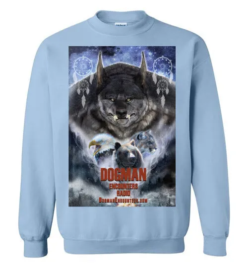 Dogman Encounters Pathfinder Collection Crew Neck Sweatshirt (design 2, with straight border)