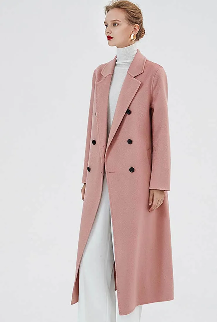 Double-breasted Cashmere Trench Coat