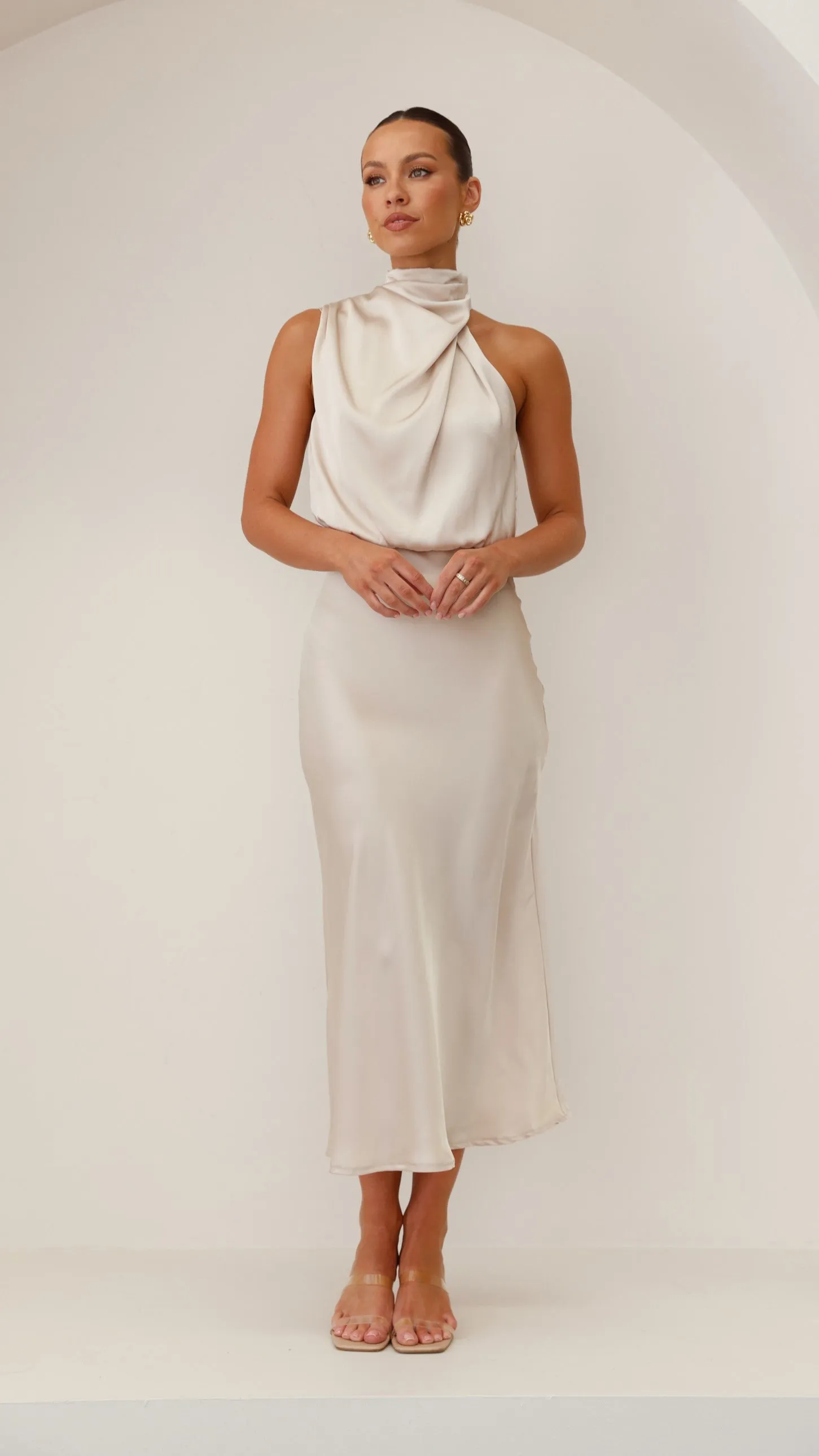 Esther Maxi Dress - Champagne