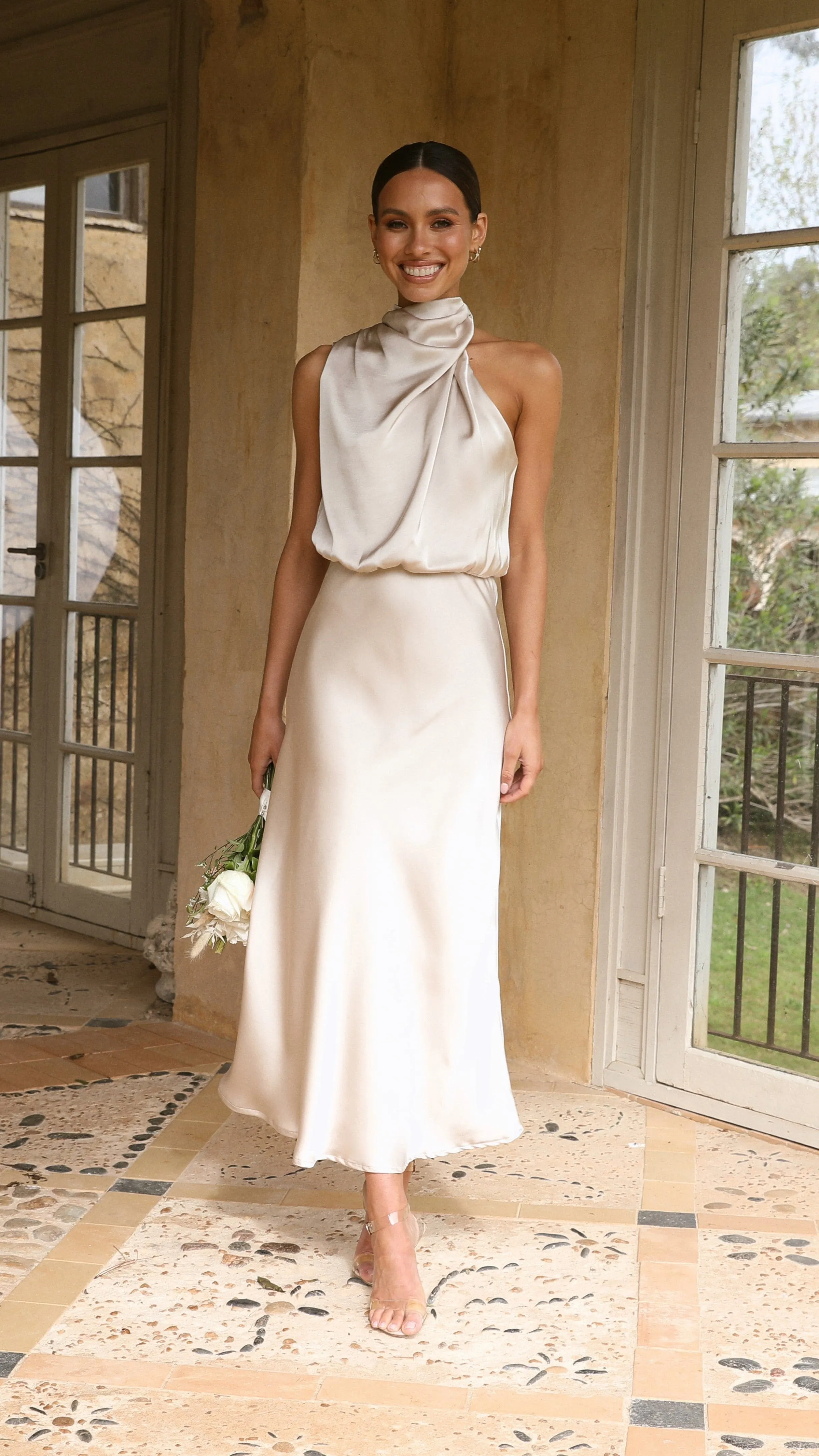 Esther Maxi Dress - Champagne