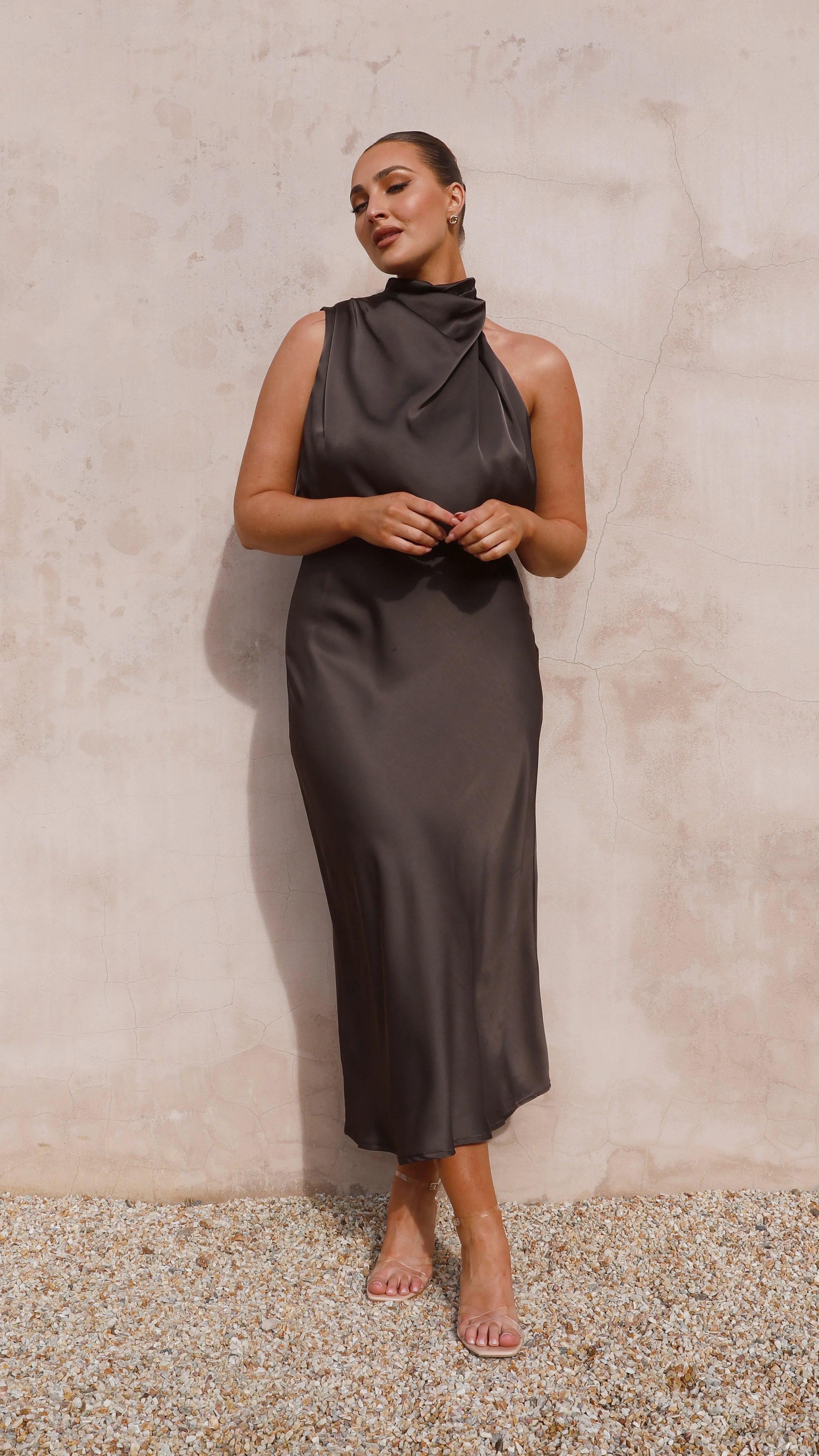 Esther Maxi Dress - Espresso