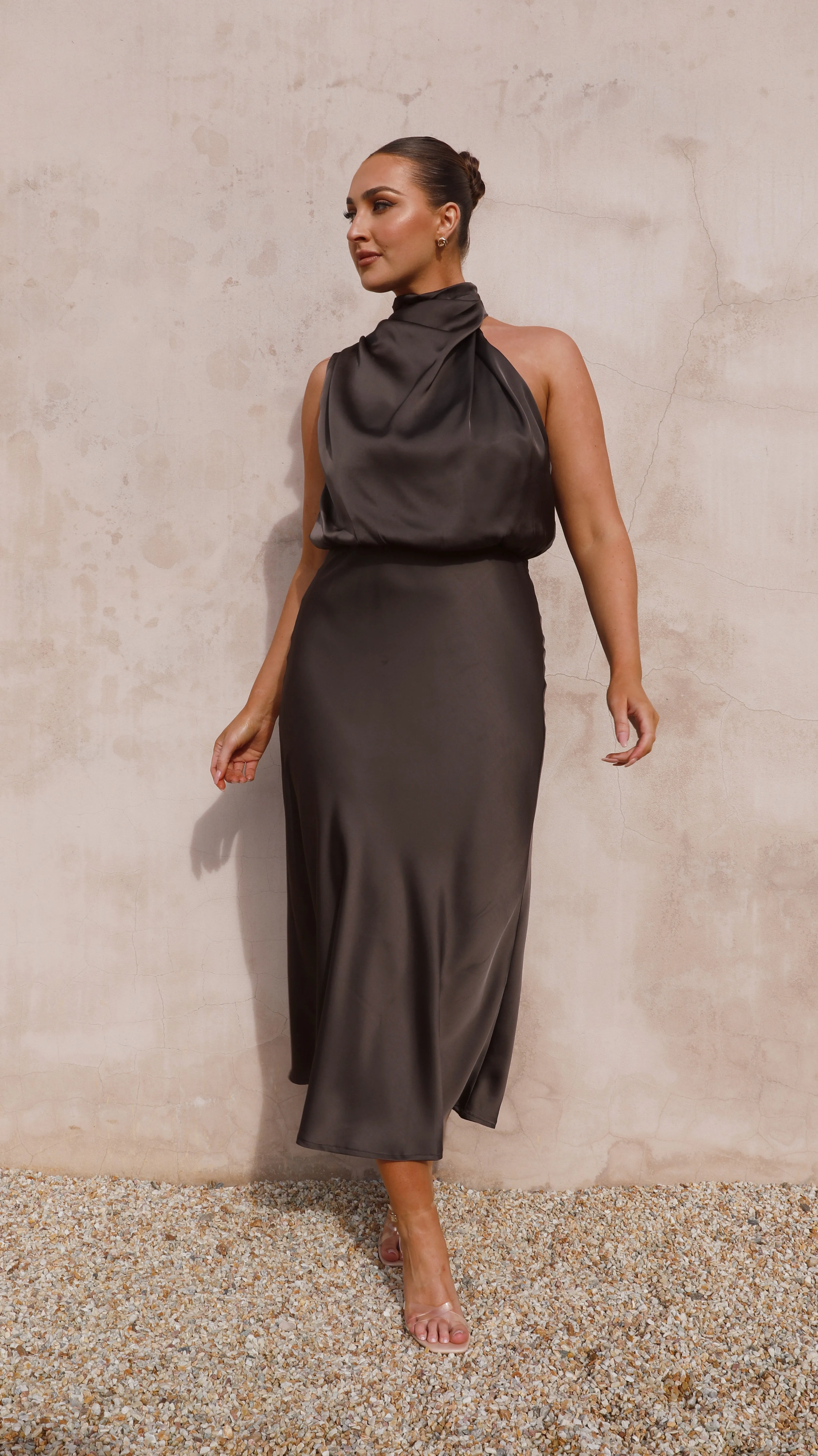 Esther Maxi Dress - Espresso