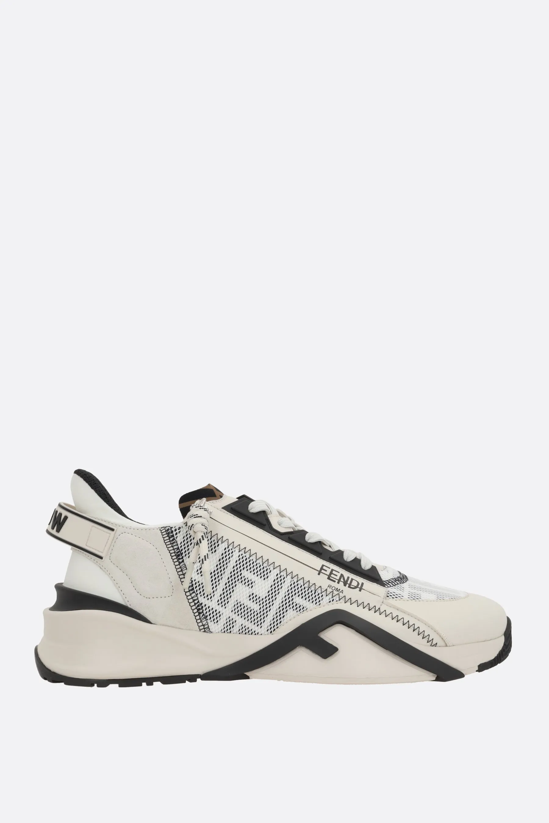 Fendi Flow Sneakers Smooth Leather & Mesh