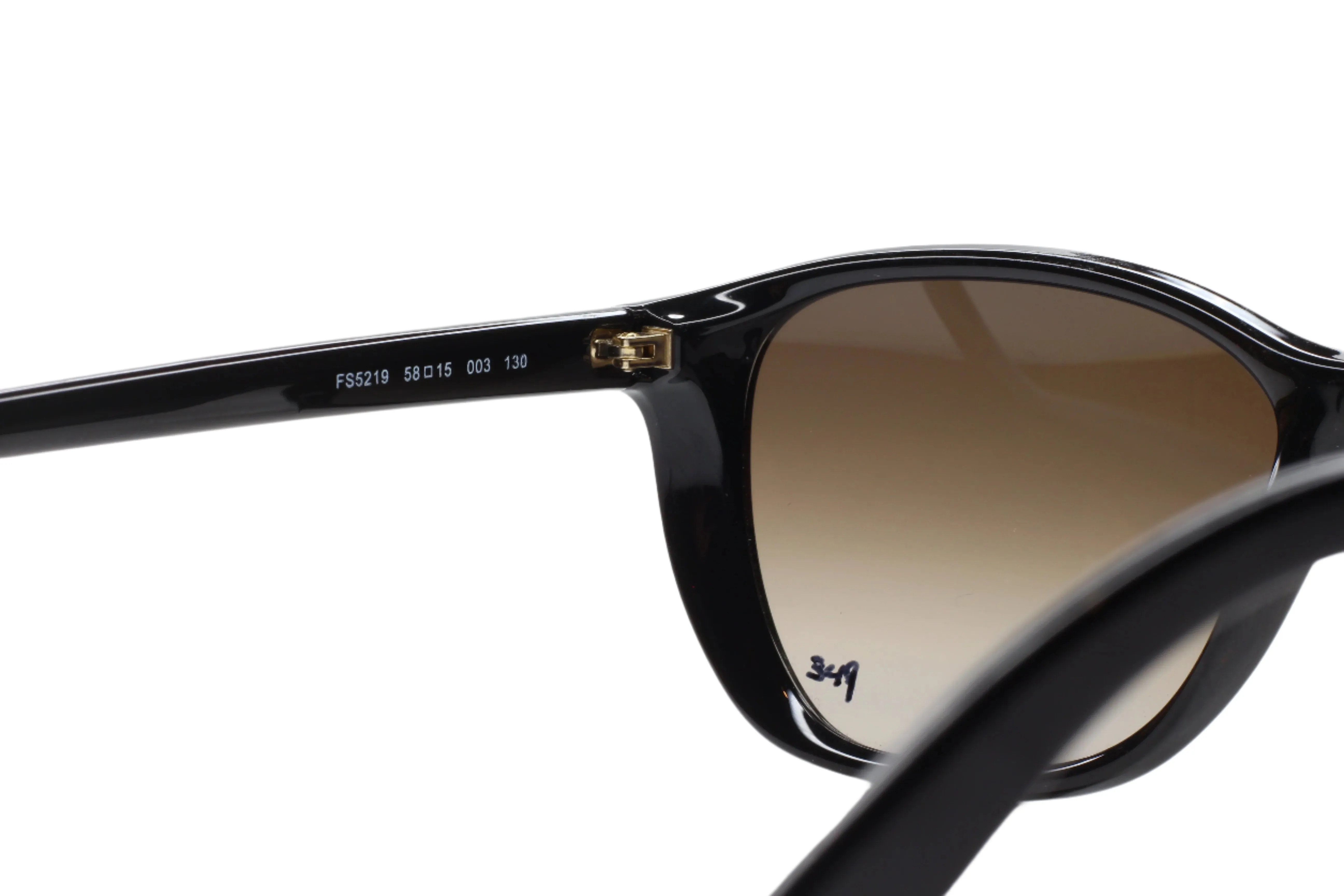 Fendi FS5219 003 Polished Black Gold Luxury Sunglasses -Ma