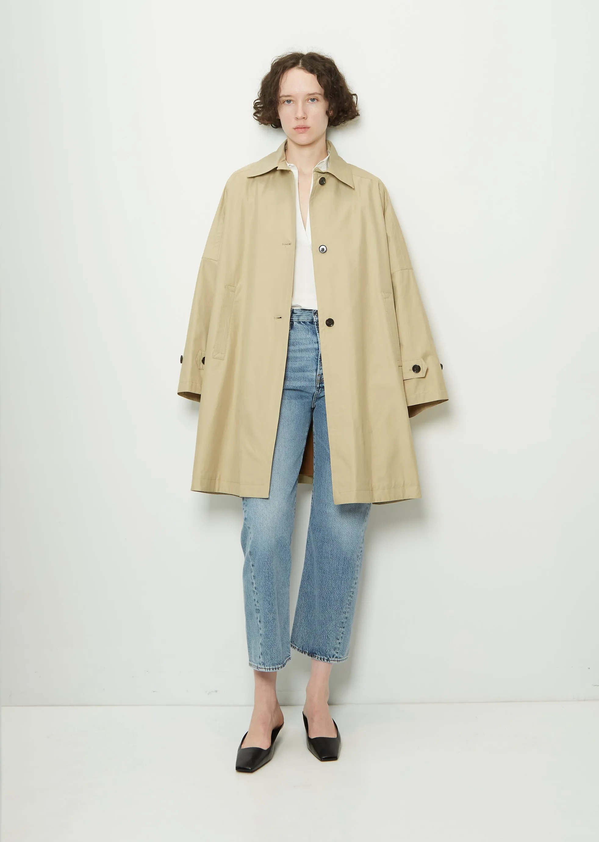 Gabardine Car Coat