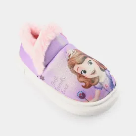 Girls Slipper Fur F4020-Purple