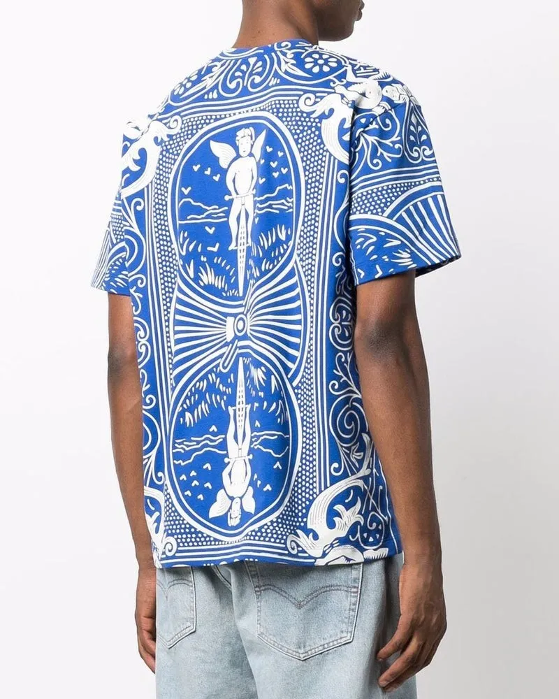 Graphic Print T-Shirt Blue