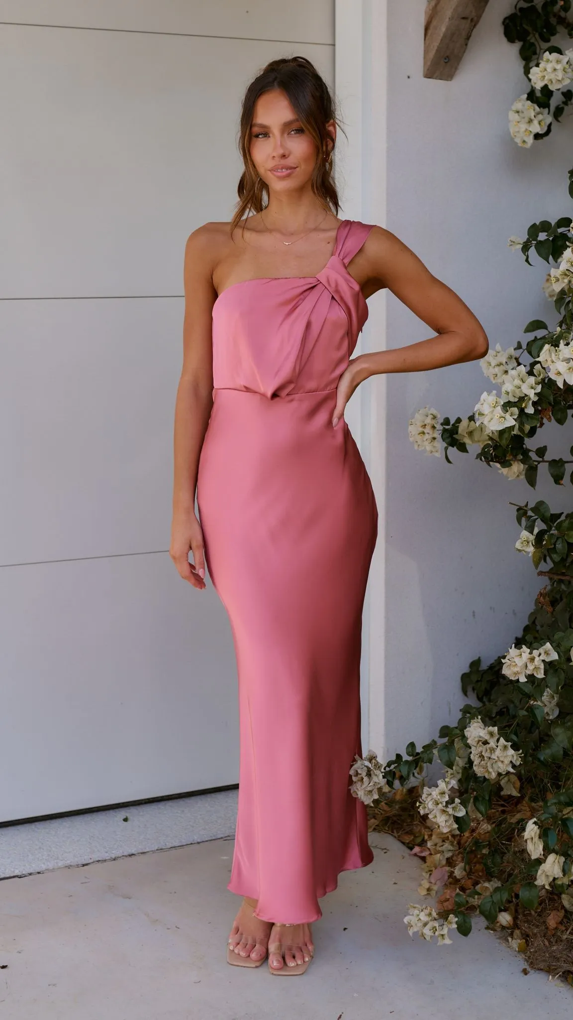 Greta Maxi Dress - Baked Rose