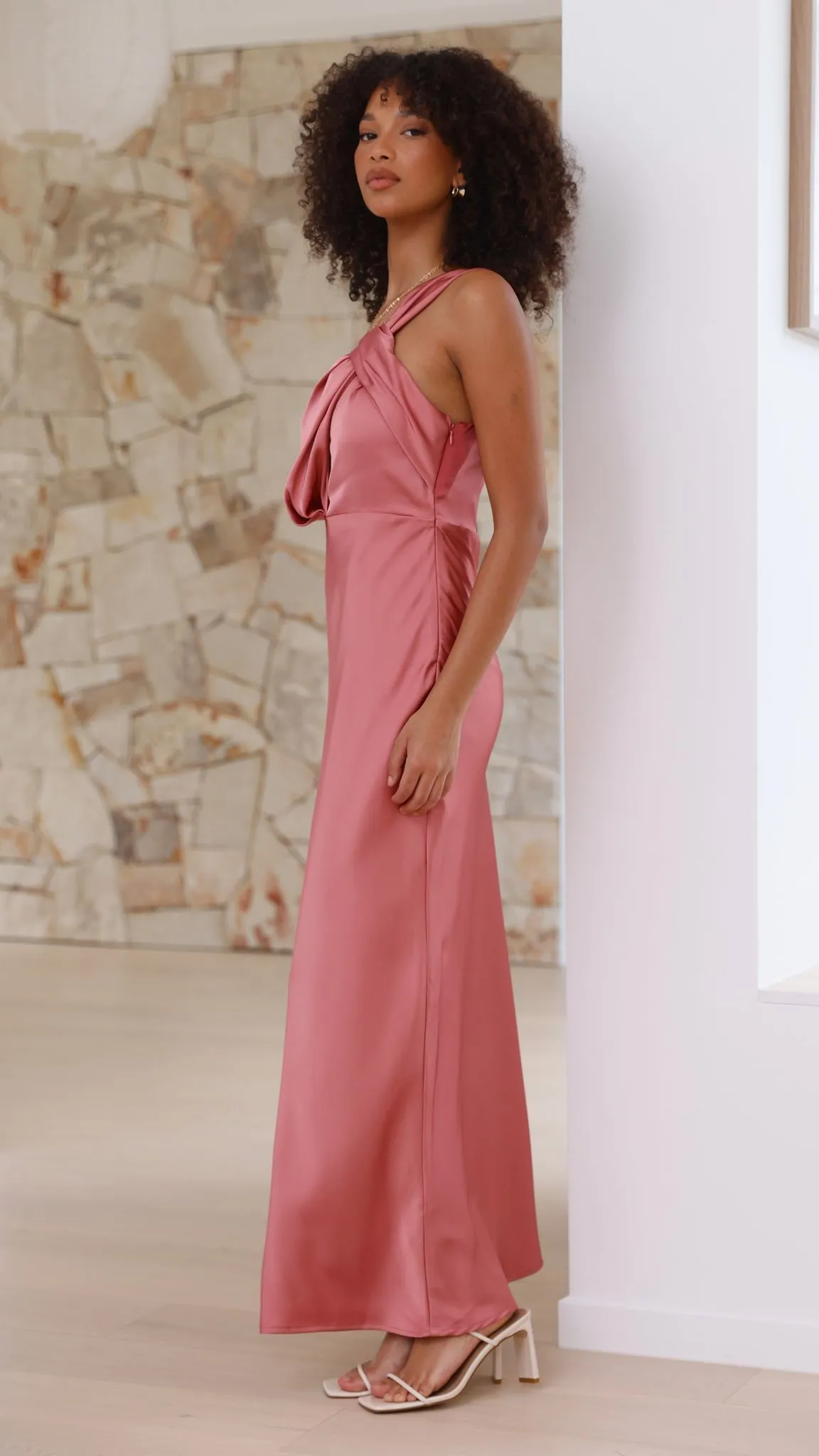 Greta Maxi Dress - Baked Rose