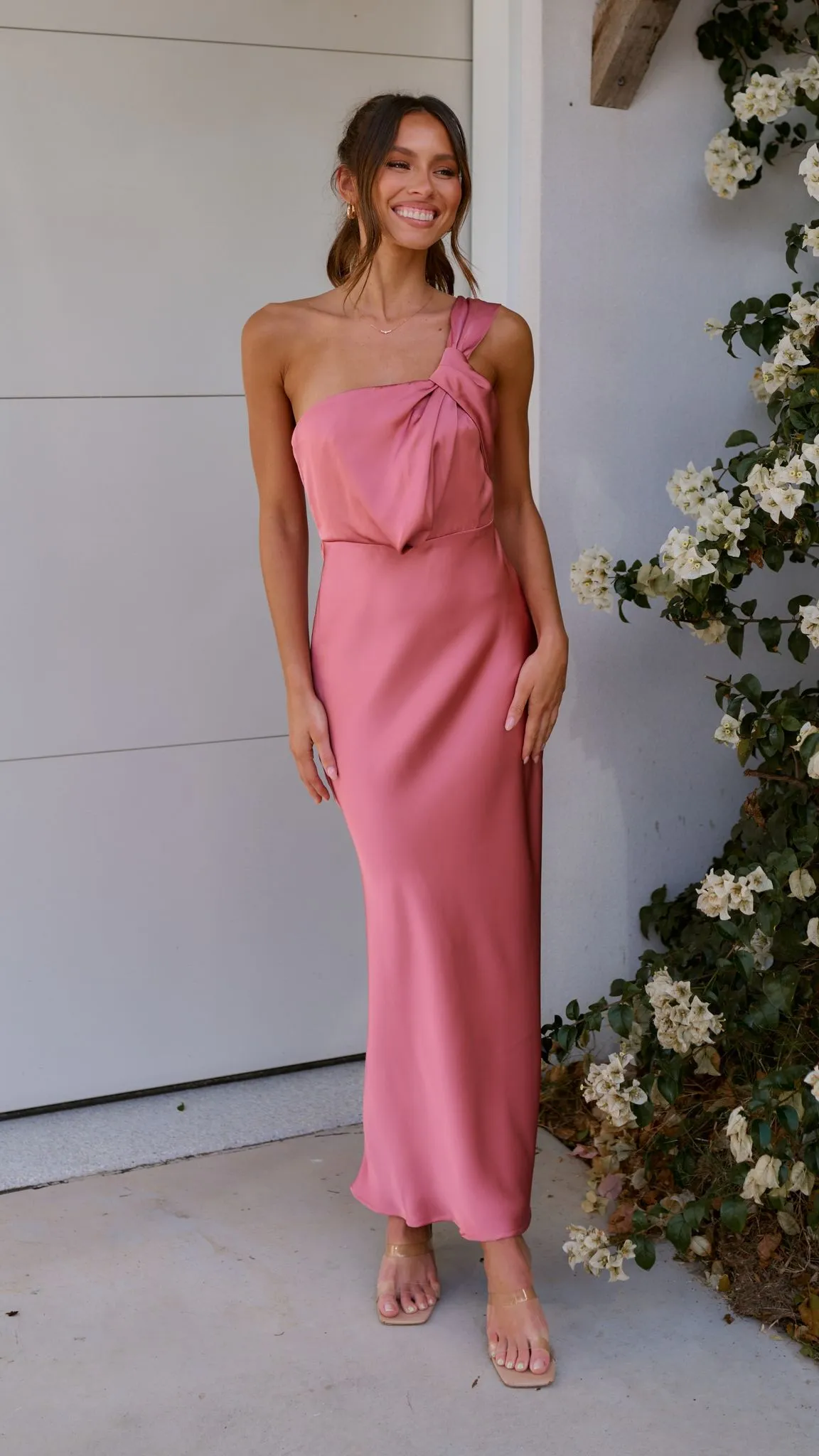 Greta Maxi Dress - Baked Rose