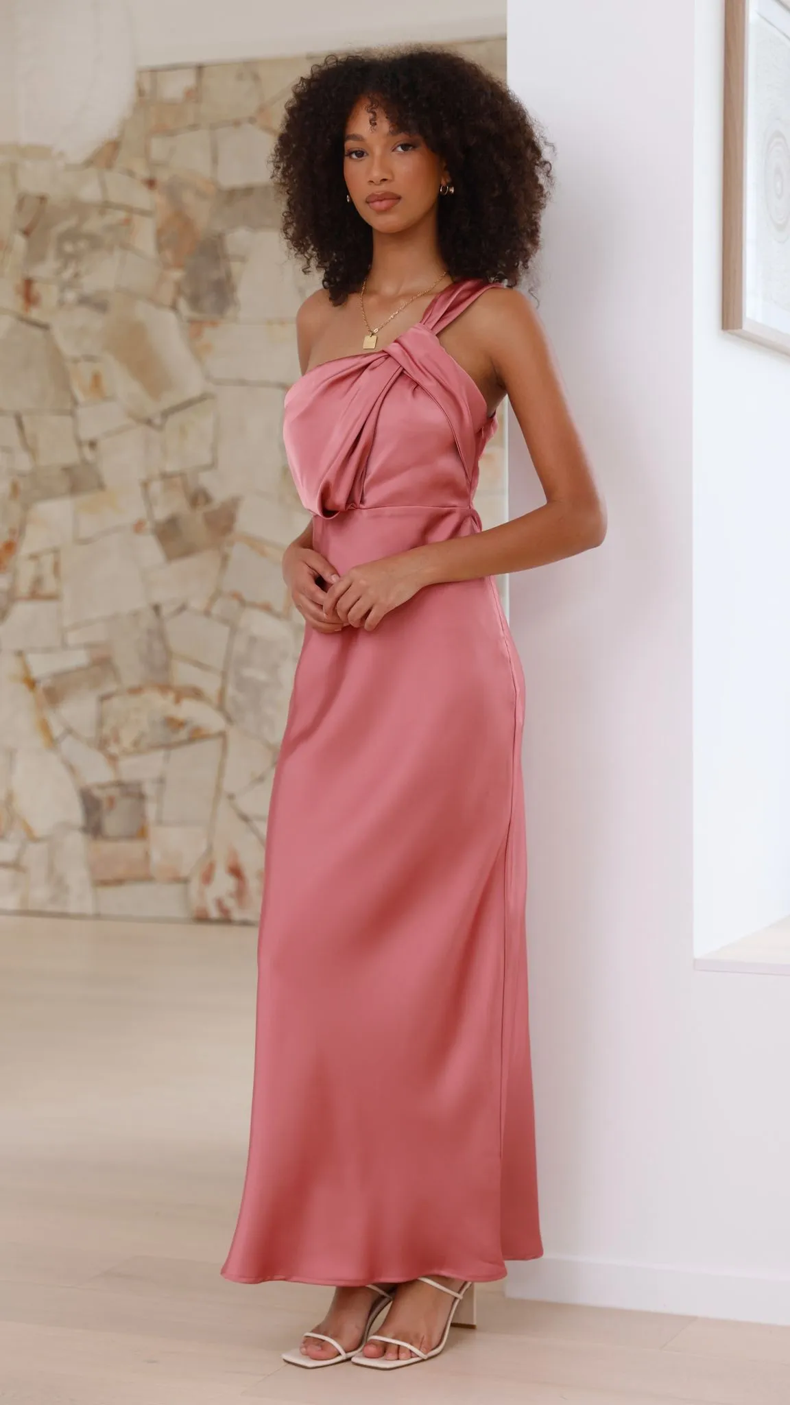 Greta Maxi Dress - Baked Rose