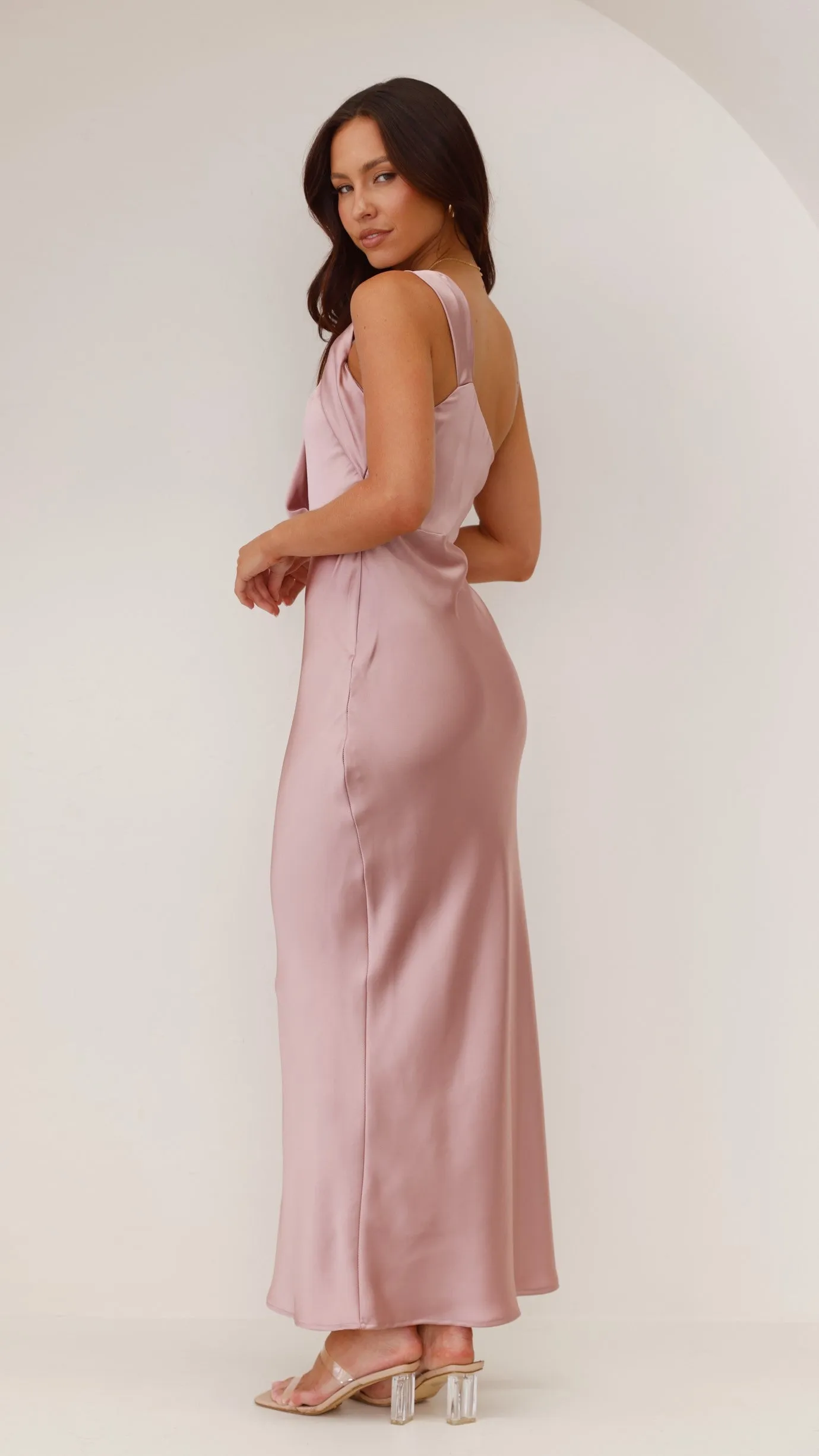 Greta Maxi Dress - Dusty Pink